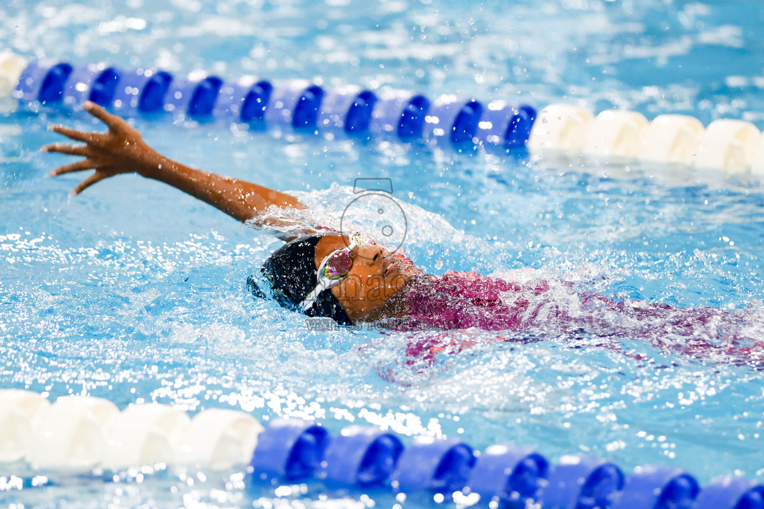 Day 1 of BML 6th National Kids Swimming Kids Festival 2025 held in Hulhumale', Maldives on Monday, 3rd November 2024. Photos: Hassan Simah / images.mv