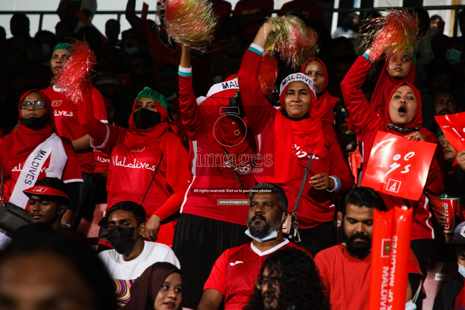 Maldives vs Nepal in SAFF Championship 2021 held on 1st October 2021 in Galolhu National Stadium, Male', Maldives