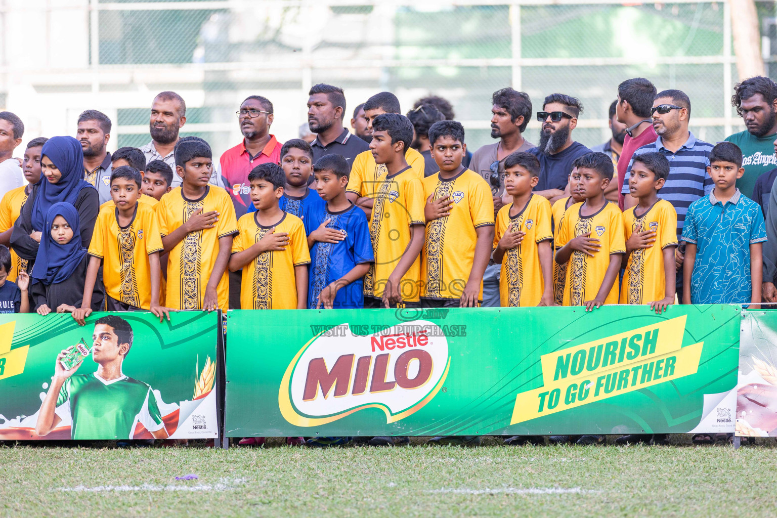 Final Day  of MILO Academy Championship 2024 - U12 was held at Henveiru Grounds in Male', Maldives on Thursday, 7th July 2024. Photos: Shuu Abdul Sattar / images.mv