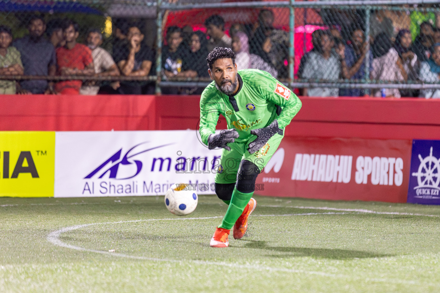 HA Baarah vs HA Maarandhoo in Day 5 of Golden Futsal Challenge 2025 on Thursday, 9th January 2025, in Hulhumale', Maldives 
Photos: Hassan Simah / images.mv