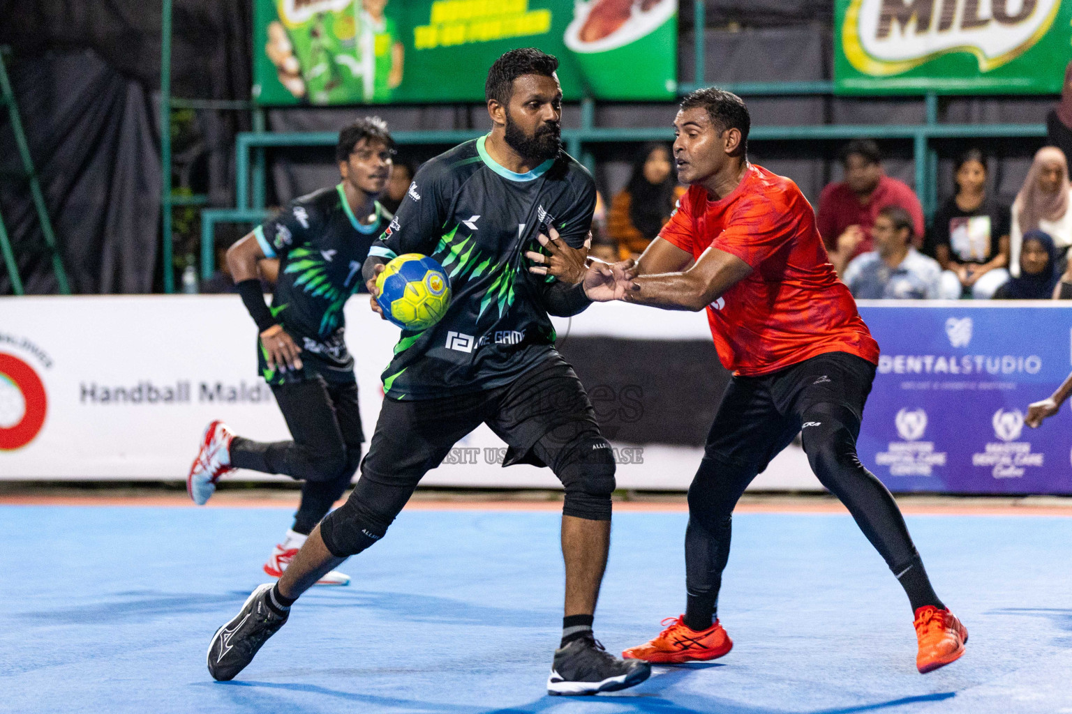 Day 19 of 10th National Handball Tournament 2023, held in Handball ground, Male', Maldives on Tuesday, 19th December 2023 Photos: Nausham Waheed/ Images.mv