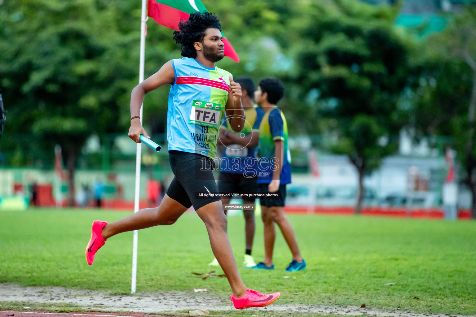 Day 2 of National Athletics Championship 2023 was held in Ekuveni Track at Male', Maldives on Friday, 24th November 2023. Photos: Hassan Simah / images.mv