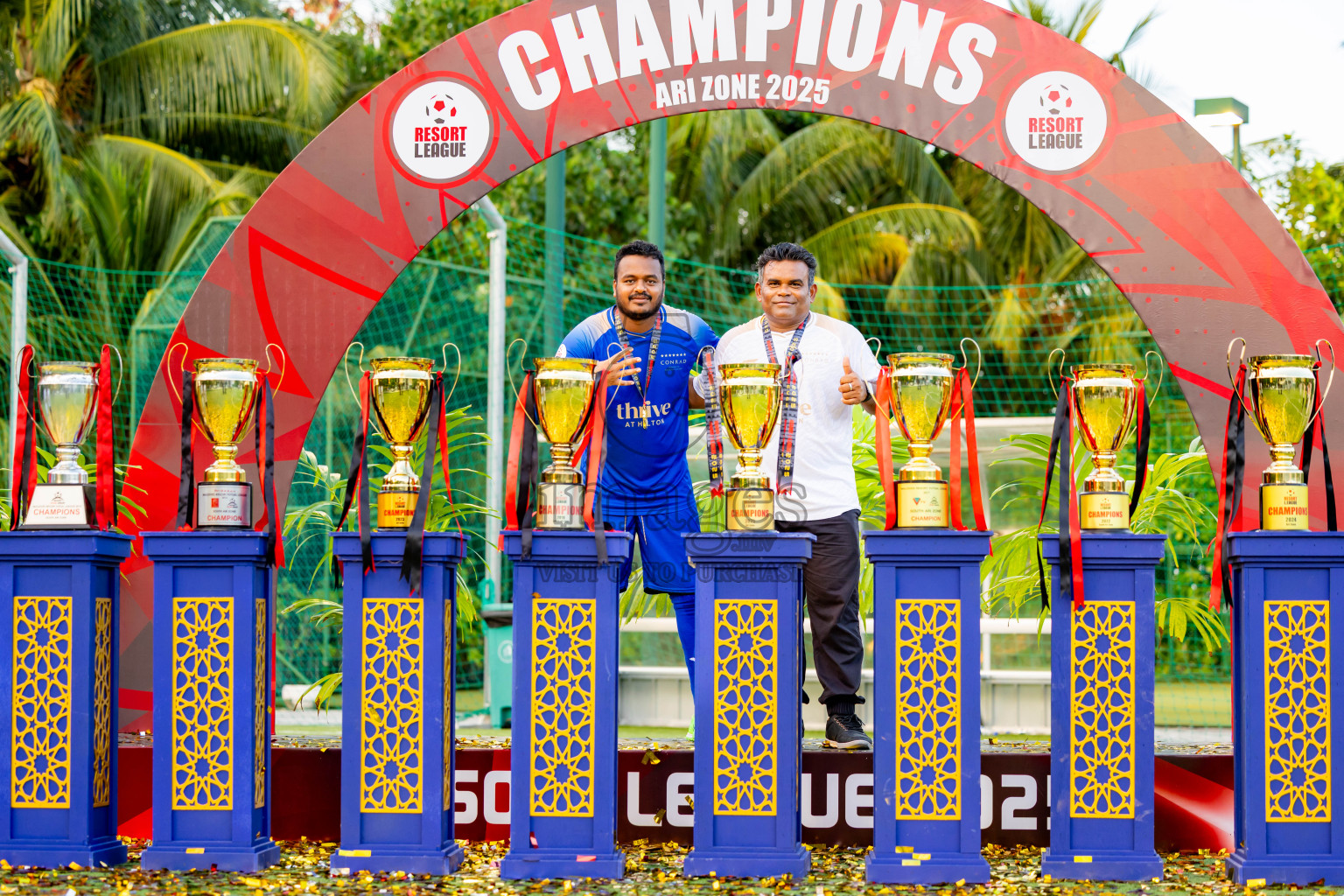 Barcelo vs Conrad in the Final of Resort League 2025 (Ari Zone) was held on Sunday, 28th June 2025 in Conrad Maldives Rangali Island, Alif Dhaalu Atoll, Maldives. Photos: Nausham Waheed / images.mv