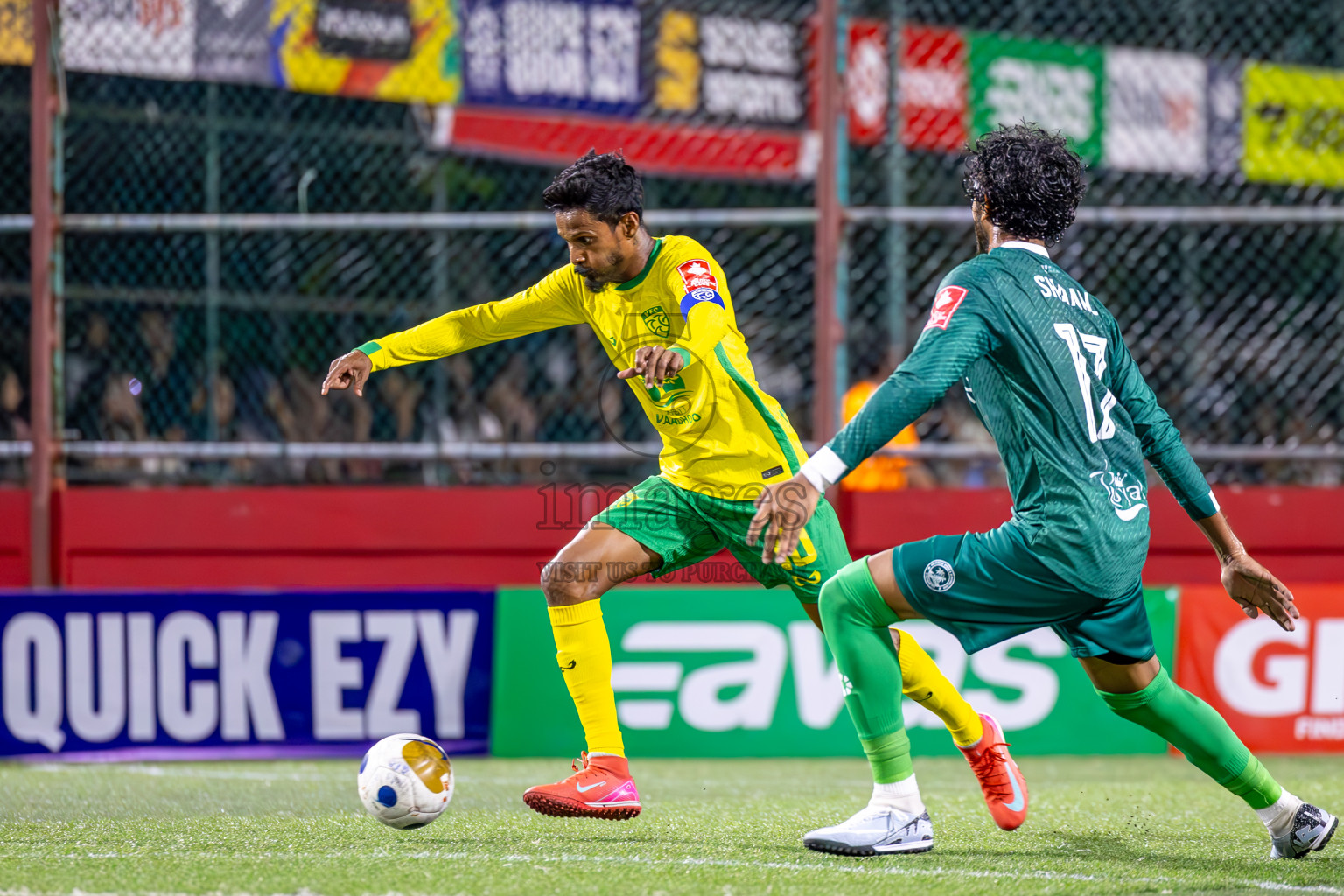 Dhandimagu vs GDh Vaadhoo in Zone Round on Day 28 of Golden Futsal Challenge 2025 was held on Saturday , 1st February 2025, in Hulhumale', Maldives. Photos: Ismail Thoriq / images.mv