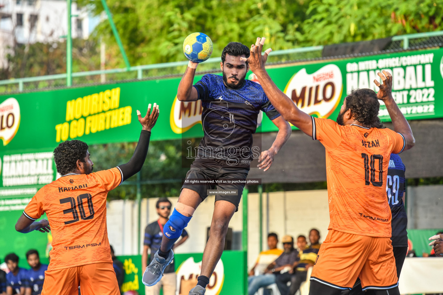 Day 4 of Milo 6th Inter Office Handball Tournament 2022 - Photos by  Nausham Waheed