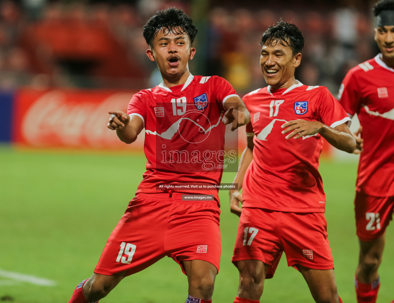 Nepal vs Sri Lanka in SAFF Championship 2021 held on 4th October 2021 in Galolhu National Stadium, Male', Maldives