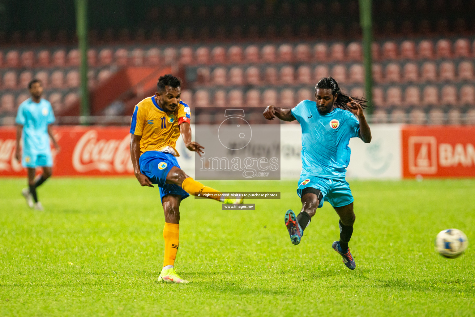 Club Valencia vs United Victory in the President's Cup 2021/2022 held in Male', Maldives on 19 December 2021