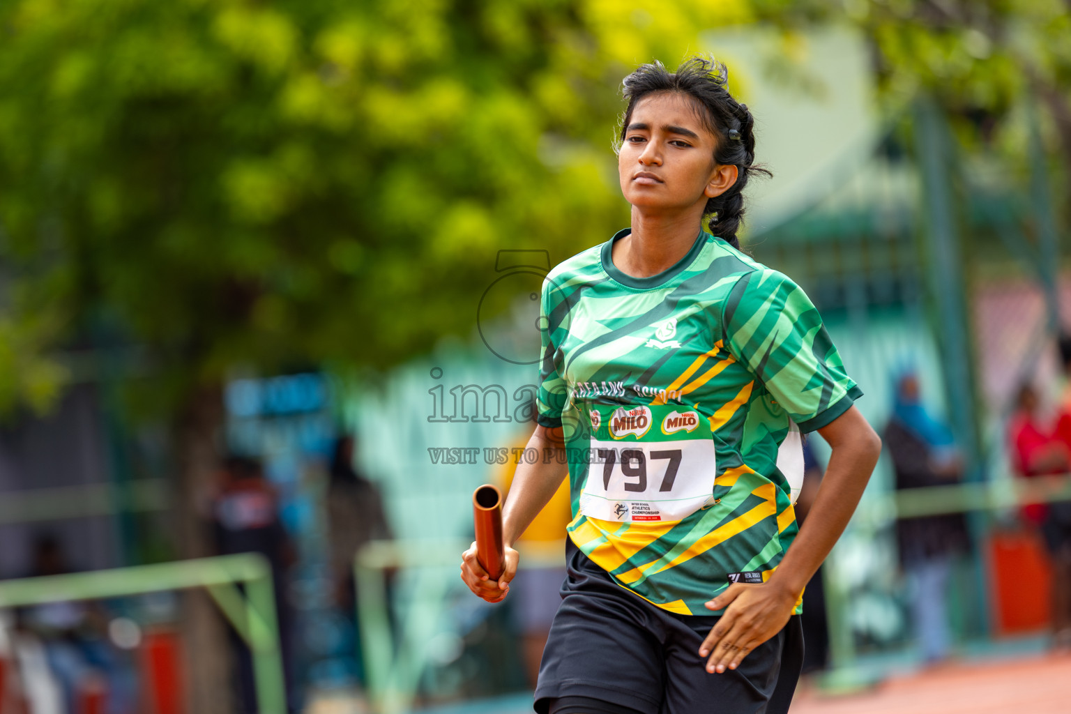 Day 6 of Inter-school Athletics Championship 2025 held in Ekuveni Synthetic Track, Male', Maldives on Sunday, 12th October 2025. Photos by: Ismail Thoriq / Images.mv