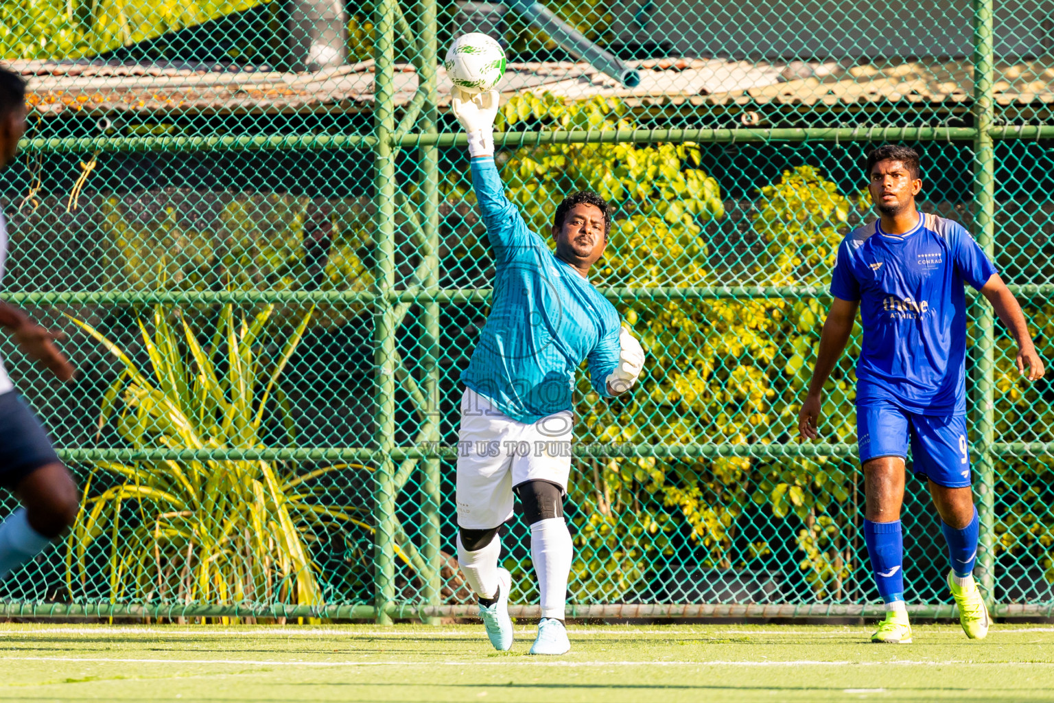 Lily Beach vs Conrad in Day 2 of Resort League 2025 (Ari Zone) was held on Saturday, 21st June 2025 in Conrad Maldives Rangali Island, Alif Dhaalu Atoll, Maldives. Photos: Nausham Waheed / images.mv
