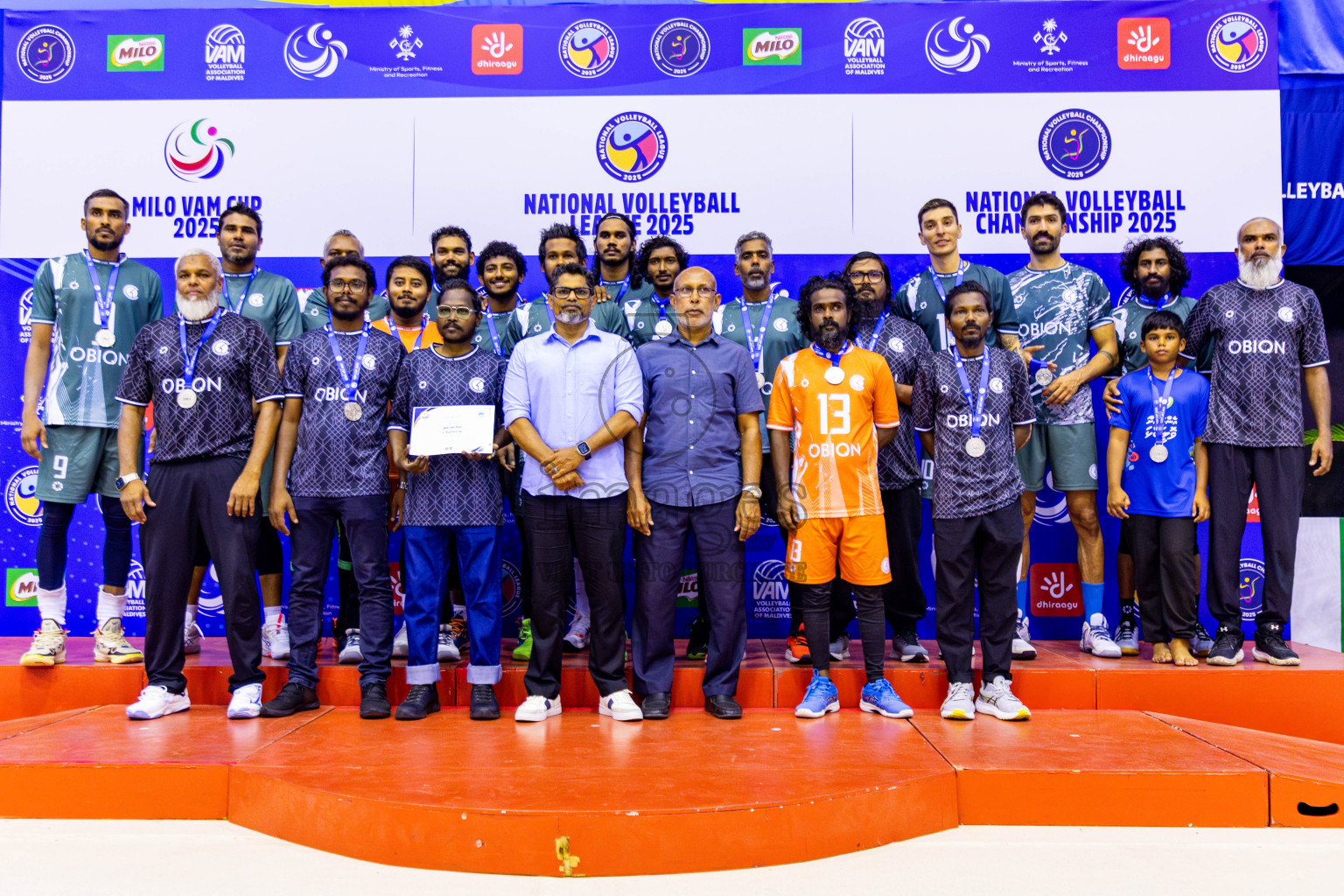 Dhivehi Sifainge Club vs Club HDC in the Final of MILO VAM Cup 2025 held in Male', Maldives on Wednesday, 2nd July 2025 at Social Center Indoor Hall Photos By: Nausham Waheed / images.mv