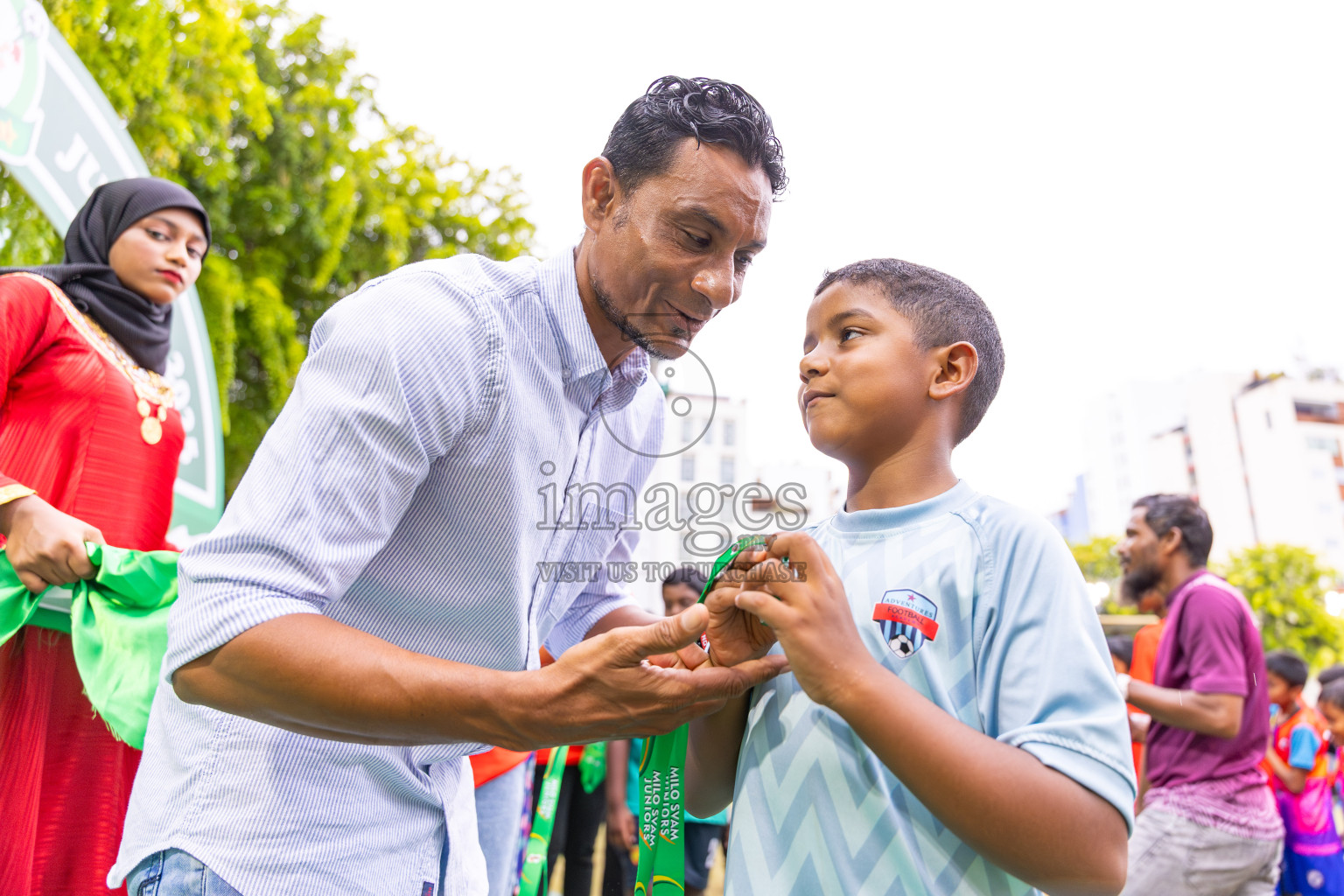 Day 3 of MILO SVAM Juniors 2025 (U-8) was held at Henveiru Stadium in Male', Maldives on Saturday, 28th June 2025. Photos: Ismail Thoriq / images.mv