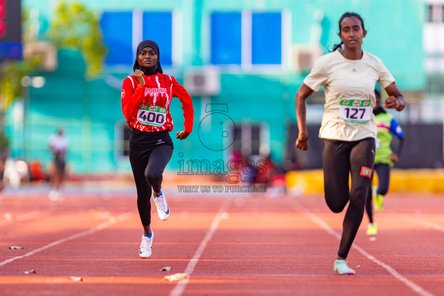 Day 2 of MILO Athletics Association Championship was held on Wednesday, 6th May 2024 in Male', Maldives. Photos: Nausham Waheed