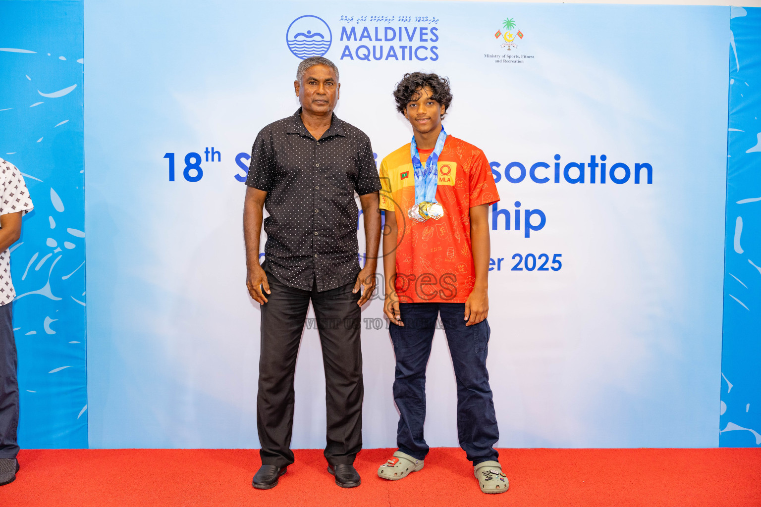 18th Swimming Association Championship 2025, Closing Ceremony was held on Saturday, 29th November 2025 at Swimming Track Hulhumale', Maldives. Photos: Areef Adam / images.mv