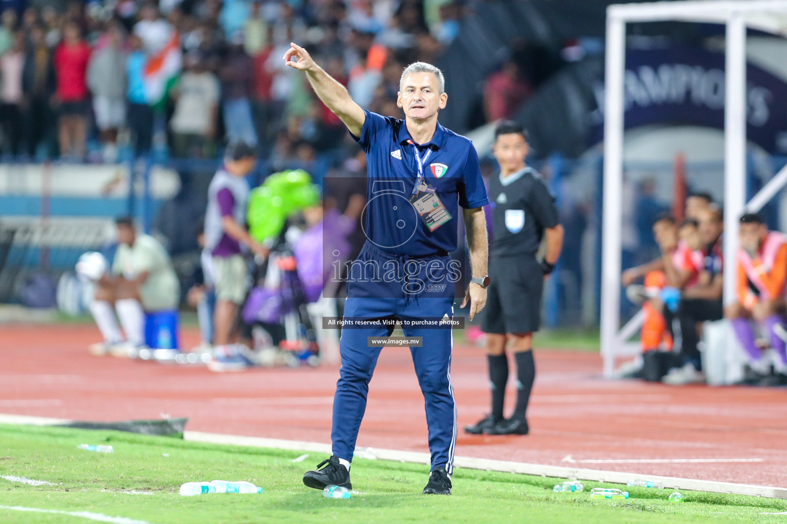 Kuwait vs India in the Final of SAFF Championship 2023 held in Sree Kanteerava Stadium, Bengaluru, India, on Tuesday, 4th July 2023. Photos: Nausham Waheed, Hassan Simah / images.mv