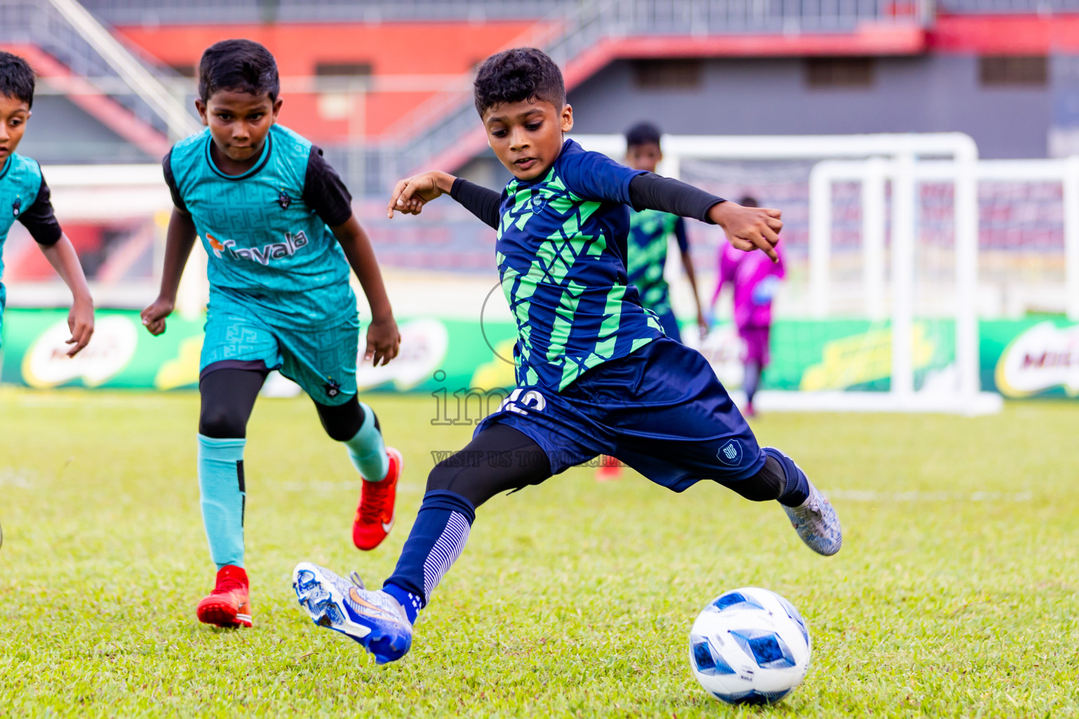 Day 2 of Under 10 MILO Academy Championship 2024 was held at National Stadium in Male', Maldives on Saturday, 27th April 2024. Photos: Nausham Waheed / images.mv