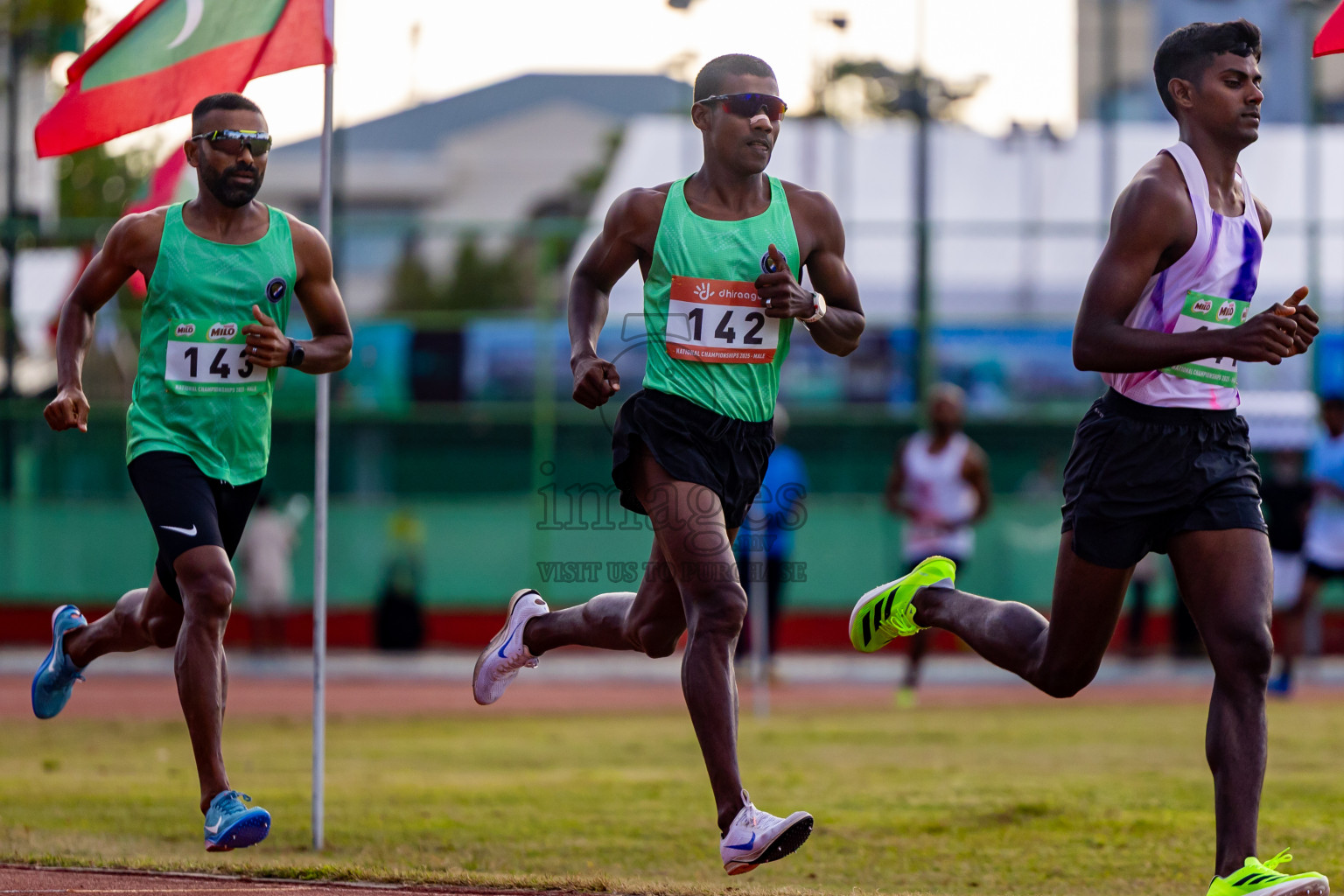 Day 2 of National Athletics Championship 2025 was held at Ekuveni Running Ground in Male', Maldives on Friday, 15th August 2025. Photos: Nausham Waheed  / images.mv