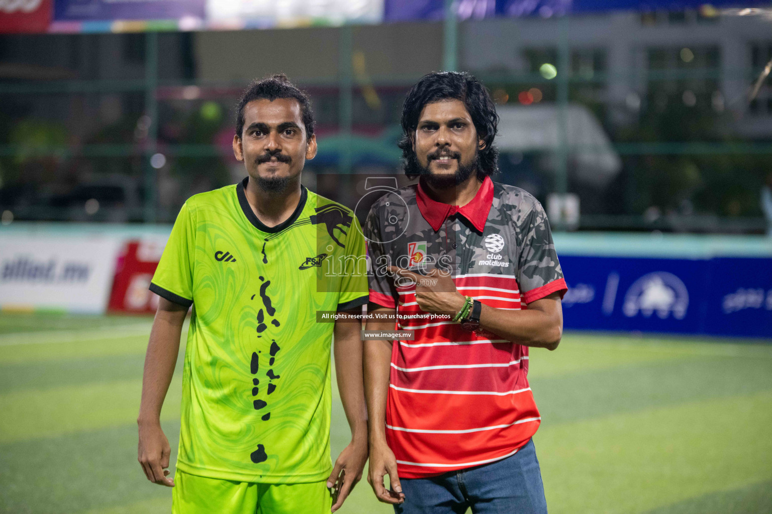 Team FSM Vs Prisons Club in the Semi Finals of Club Maldives 2021 held in Hulhumale, Maldives on 15 December 2021. Photos: Ismail Thoriq / images.mv