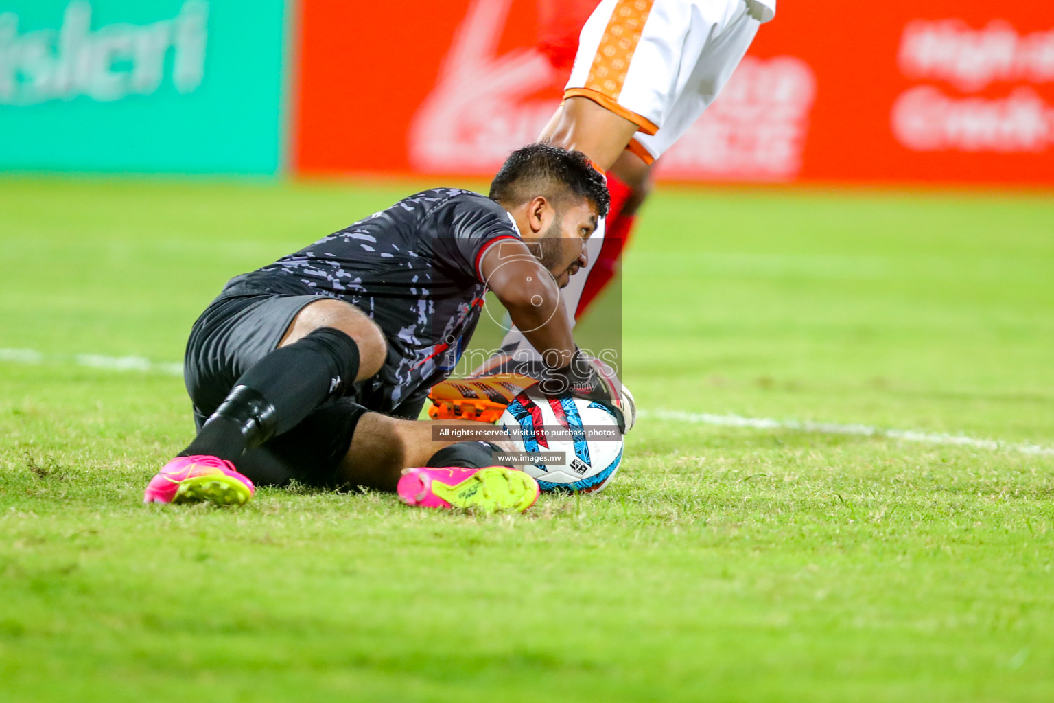 Bhutan vs Bangladesh in SAFF Championship 2023 held in Sree Kanteerava Stadium, Bengaluru, India, on Wednesday, 28th June 2023. Photos: Nausham Waheed, Hassan Simah / images.mv