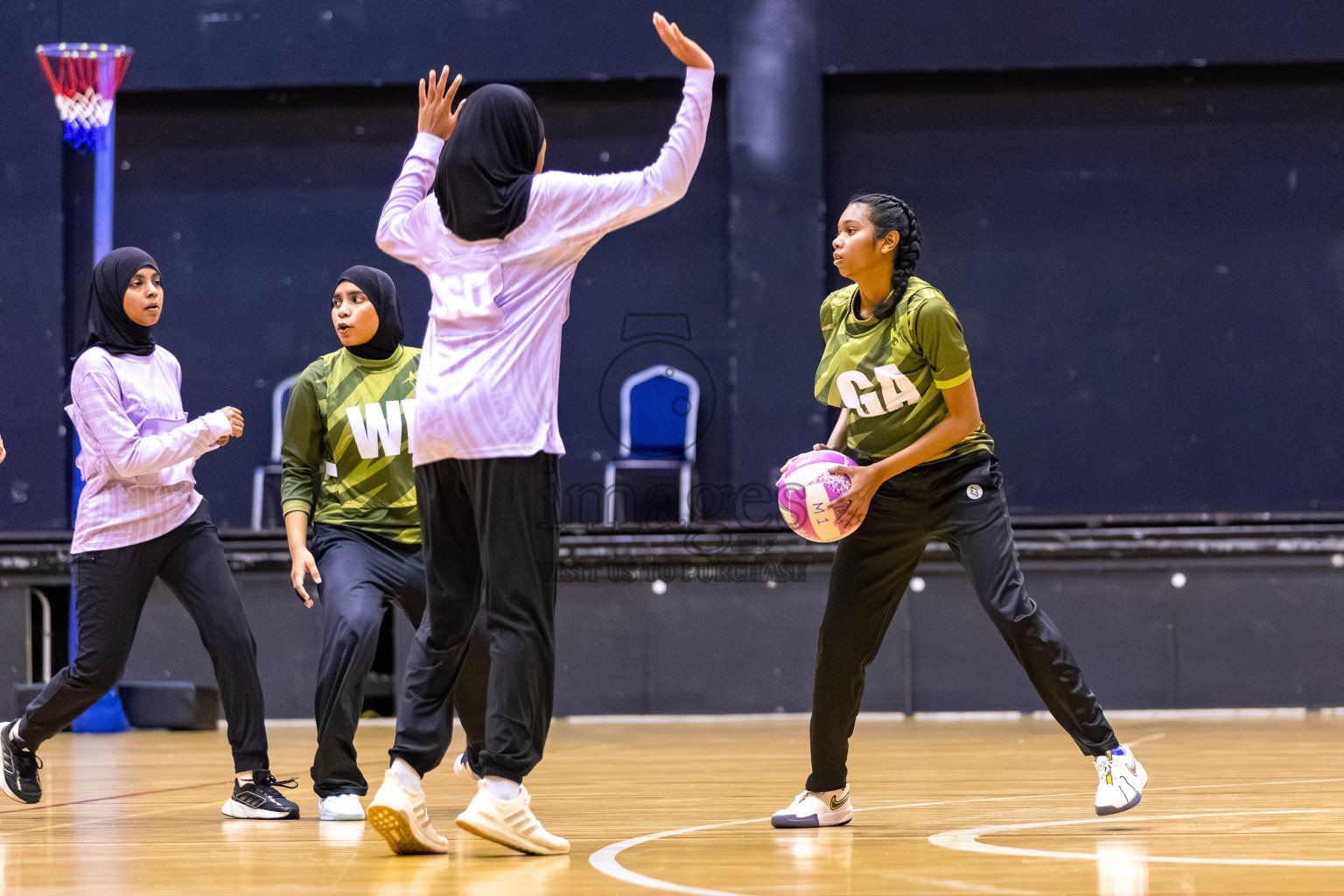 Day 15 of 26th Inter-School Netball Tournament 2025 was held in Social Center Indoor Hall on Wednesday, 5th November 2025. Photos: Mohamed Mahfooz Moosa, Raaif Yoosuf / images.mv