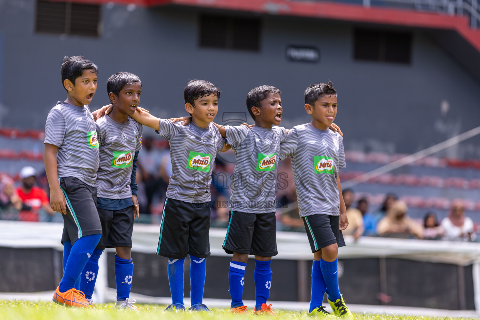 Day 2 of MILO Kids Football Fiesta was held at National Stadium in Male', Maldives on Saturday, 24th February 2024.