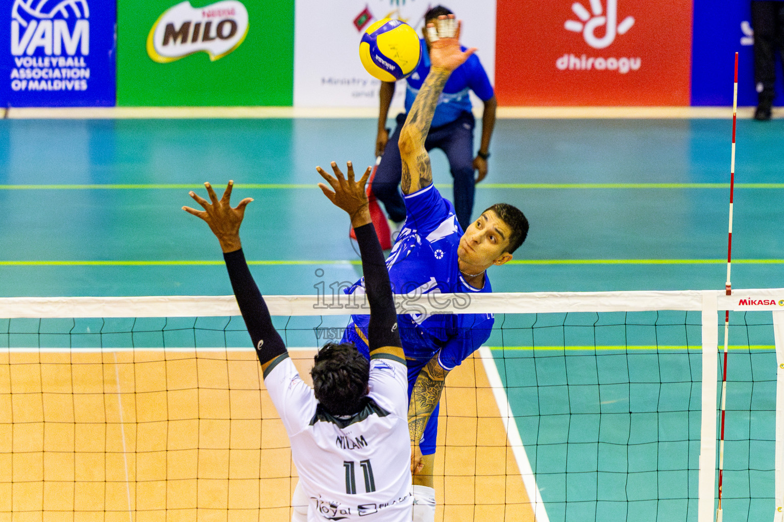 Club HDC vs Dhadimagu Sports & Recreation Club in Semi Finals of MILO VAM Cup 2025 held in Male', Maldives on Tuesday, 1st July 2025 at Social Center Indoor Hall Photos By: Nausham Waheed / images.mv