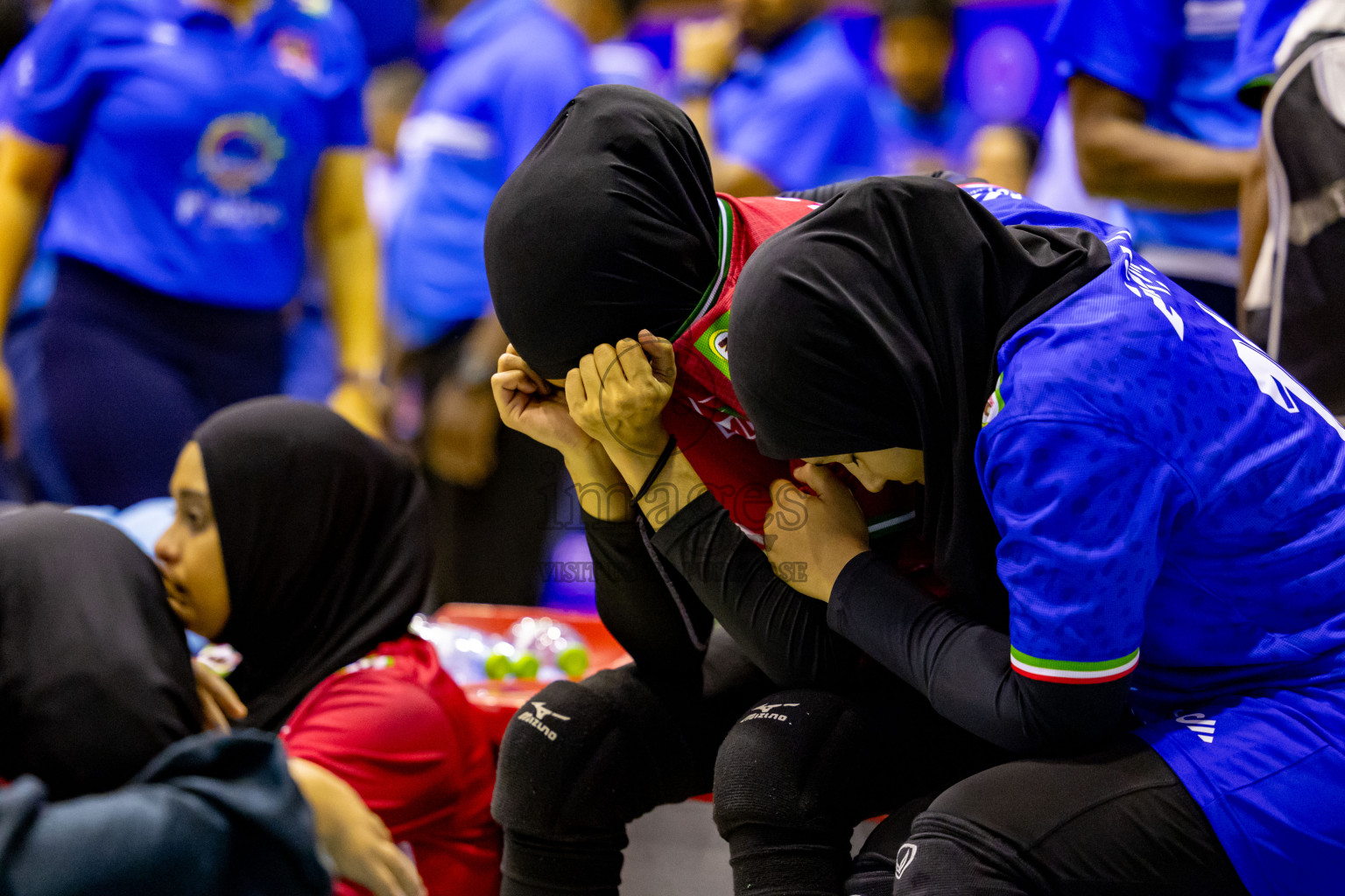 Final of CAVA Woman's Volleyball Challenge Cup 2024 was held in Social Center, Male', Maldives on Wednesday, 11th September 2024. Photos: Nausham Waheed / images.mv