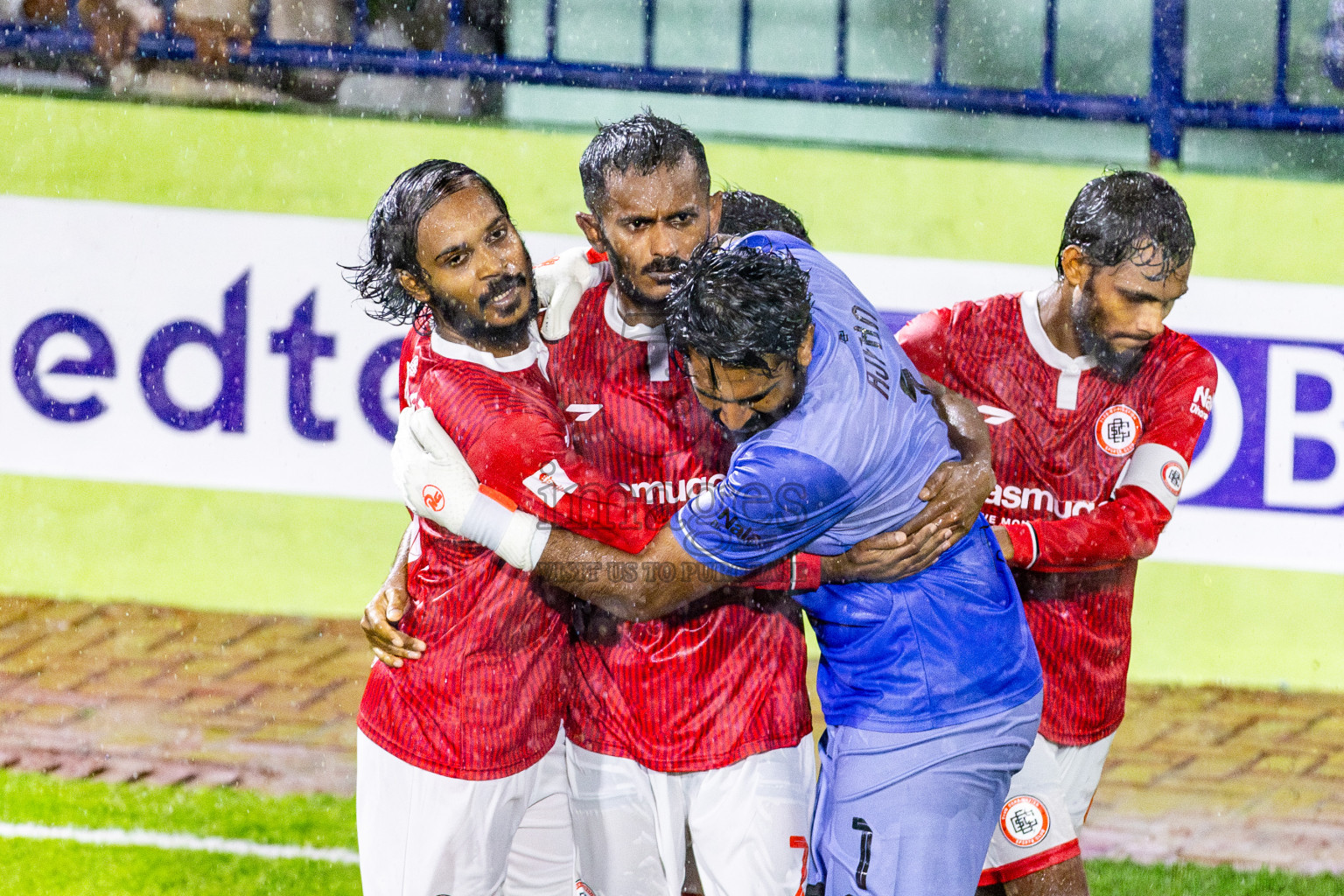 United V vs CC Sports Club in Semi Final of Eydhafushi Futsal Cup 2024 was held on Monday , 15th April 2024, in B Eydhafushi, Maldives Photos: Nausham Waheed / images.mv