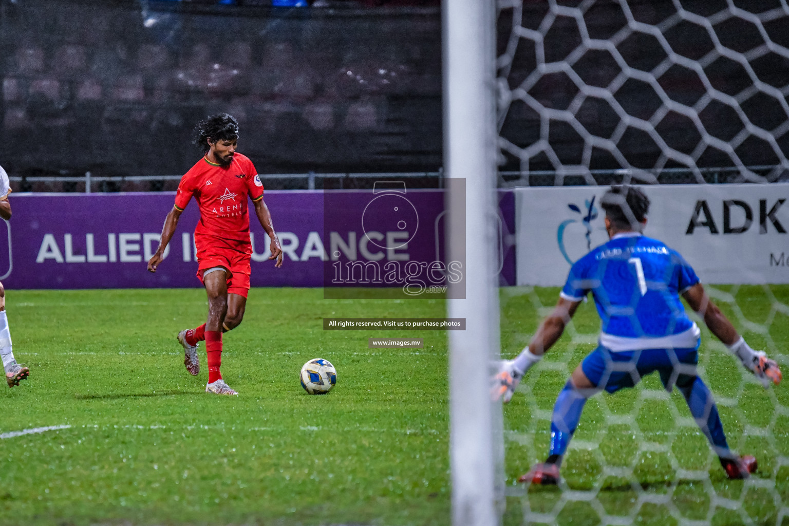 Da Grande vs Club Teenage in Dhivehi Premier League Qualification 22 on 24th Aug 2022, held in National Football Stadium, Male', Maldives Photos: Nausham Waheed / Images.mv