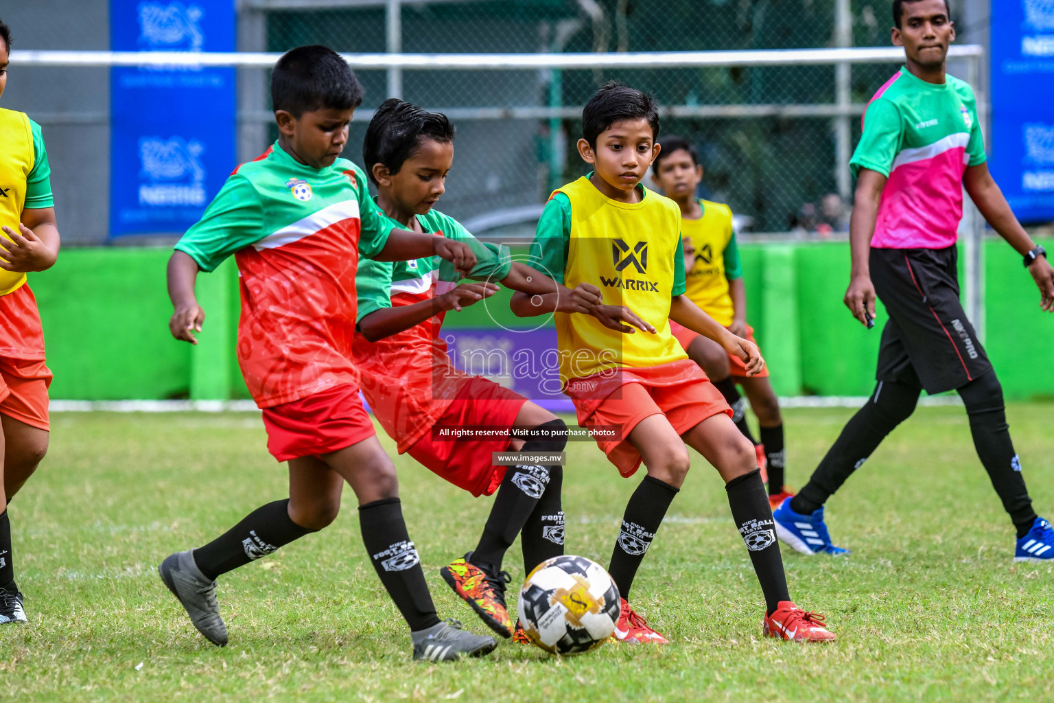 Day 1 of Milo Kids Football Fiesta 2022 was held in Male', Maldives on 19th October 2022. Photos: Nausham Waheed/ images.mv