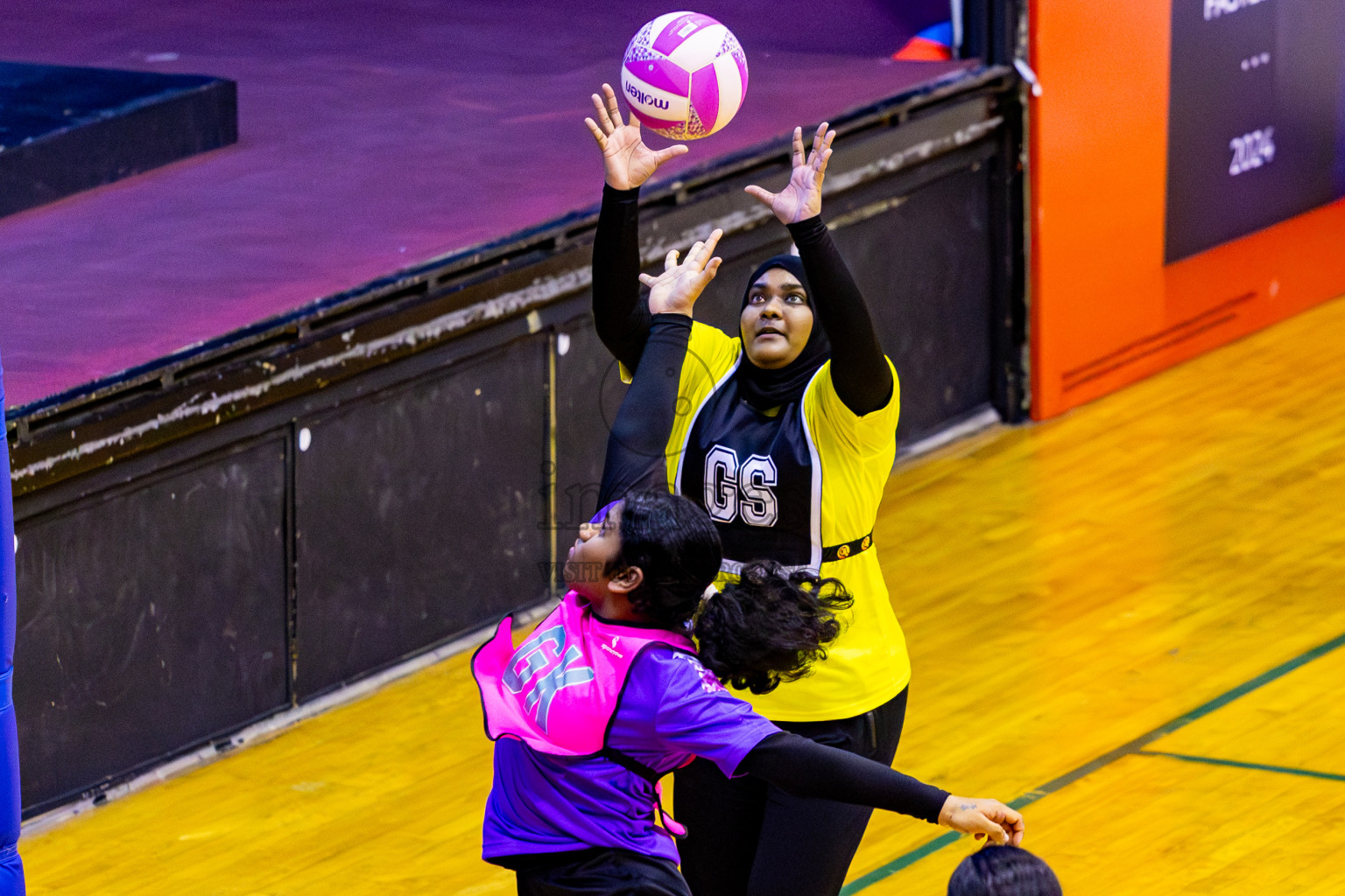 KYRC vs Invicto SC in Day 1 of 24th Milo Netball Association Championship held in Social Center at Male', Maldives on Monday, 1st September 2025. Photos: Nausham Waheed / images.mv
