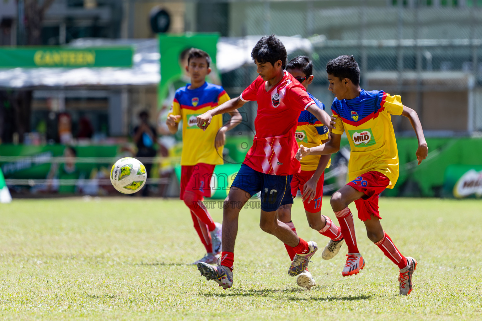 Day 3 of MILO Academy Championship 2024 (U-14) was held in Henveyru Stadium, Male', Maldives on Saturday, 2nd November 2024.
Photos: Hassan Simah / Images.mv