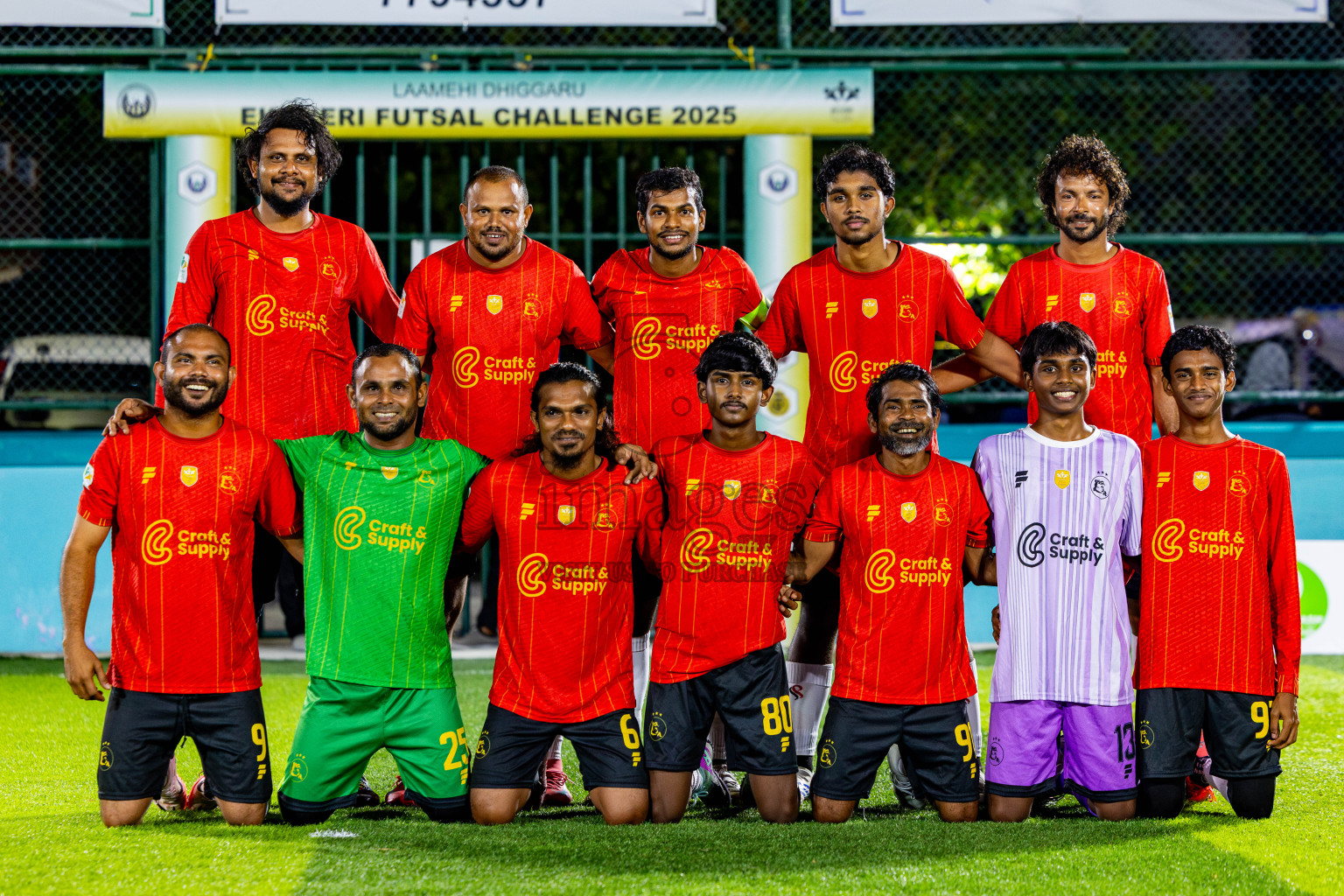 J Kovi Goani vs Fools SC in Day 2 of Laamehi Dhiggaru Ekuveri Futsal Challenge 2025 was held on Friday, 25th July 2025, at Dhiggaru Futsal Ground, Dhiggaru, Maldives Photos: Nausham Waheed  / images.mv