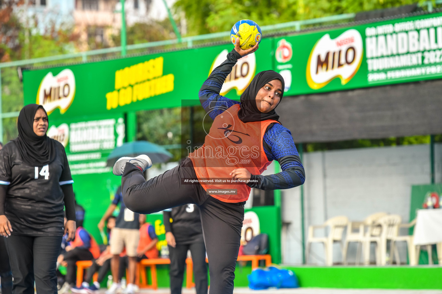 Day 4 of Milo 6th Inter Office Handball Tournament 2022 - Photos by  Nausham Waheed