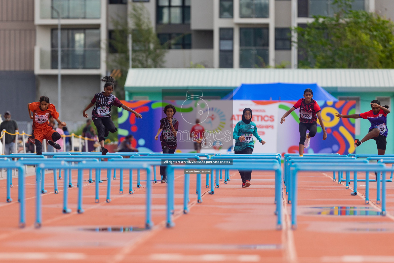 Day two of Inter School Athletics Championship 2023 was held at Hulhumale' Running Track at Hulhumale', Maldives on Sunday, 15th May 2023. Photos: Shuu/ Images.mv