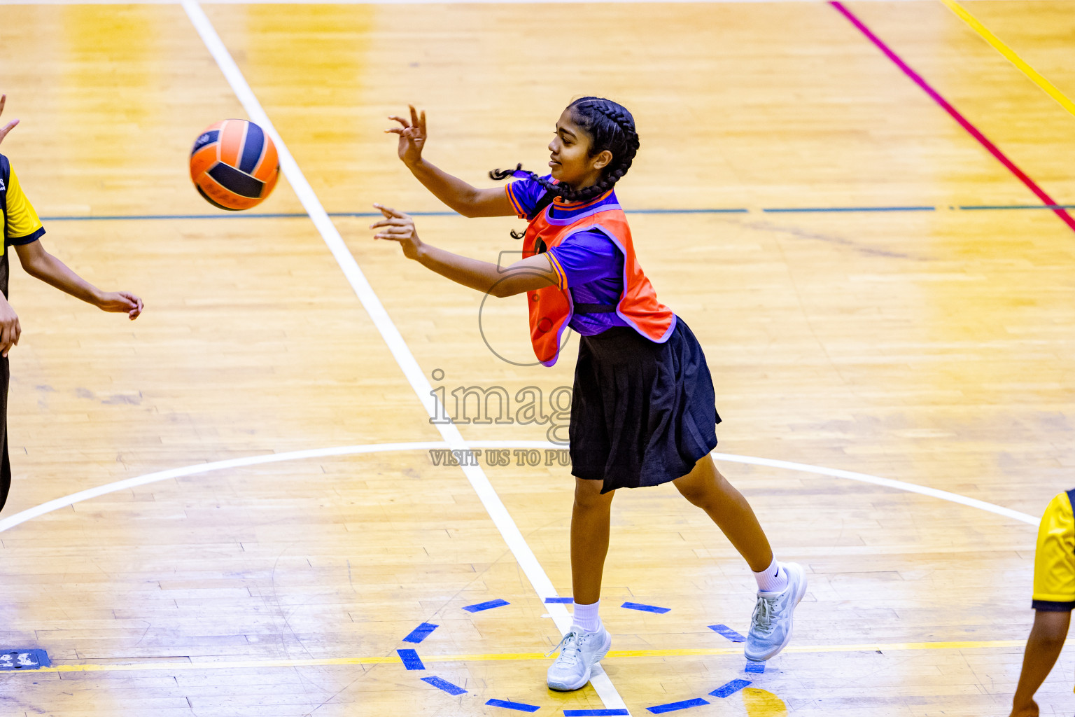 Day 7 of 25th Inter-School Netball Tournament was held in Social Center at Male', Maldives on Saturday, 17th August 2024. Photos: Nausham Waheed / images.mv