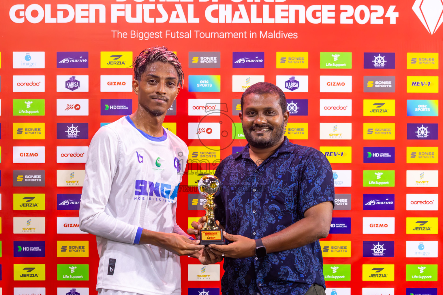 HA Ihavandhoo vs HA Maarandhoo in Day 9 of Golden Futsal Challenge 2024 was held on Tuesday, 23rd January 2024, in Hulhumale', Maldives
Photos: Ismail Thoriq / images.mv