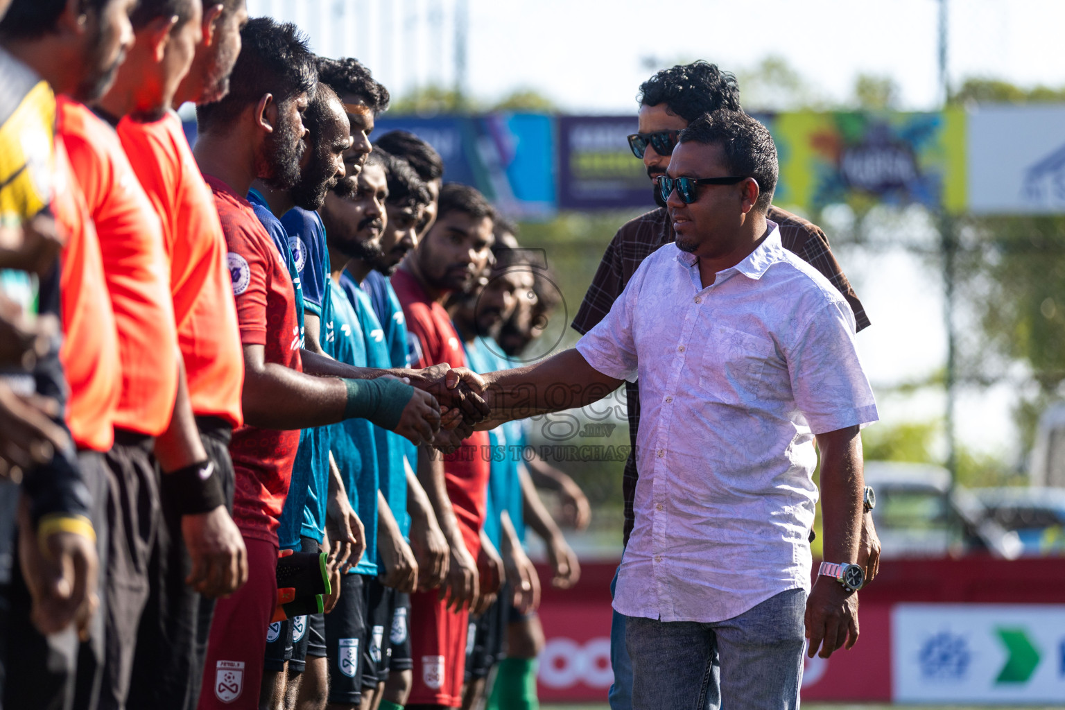 F Bilehdhoo vs F Magoodhoo in Day 20 of Golden Futsal Challenge 2024 was held on Saturday , 3rd February 2024 in Hulhumale', Maldives Photos: Nausham Waheed / images.mv