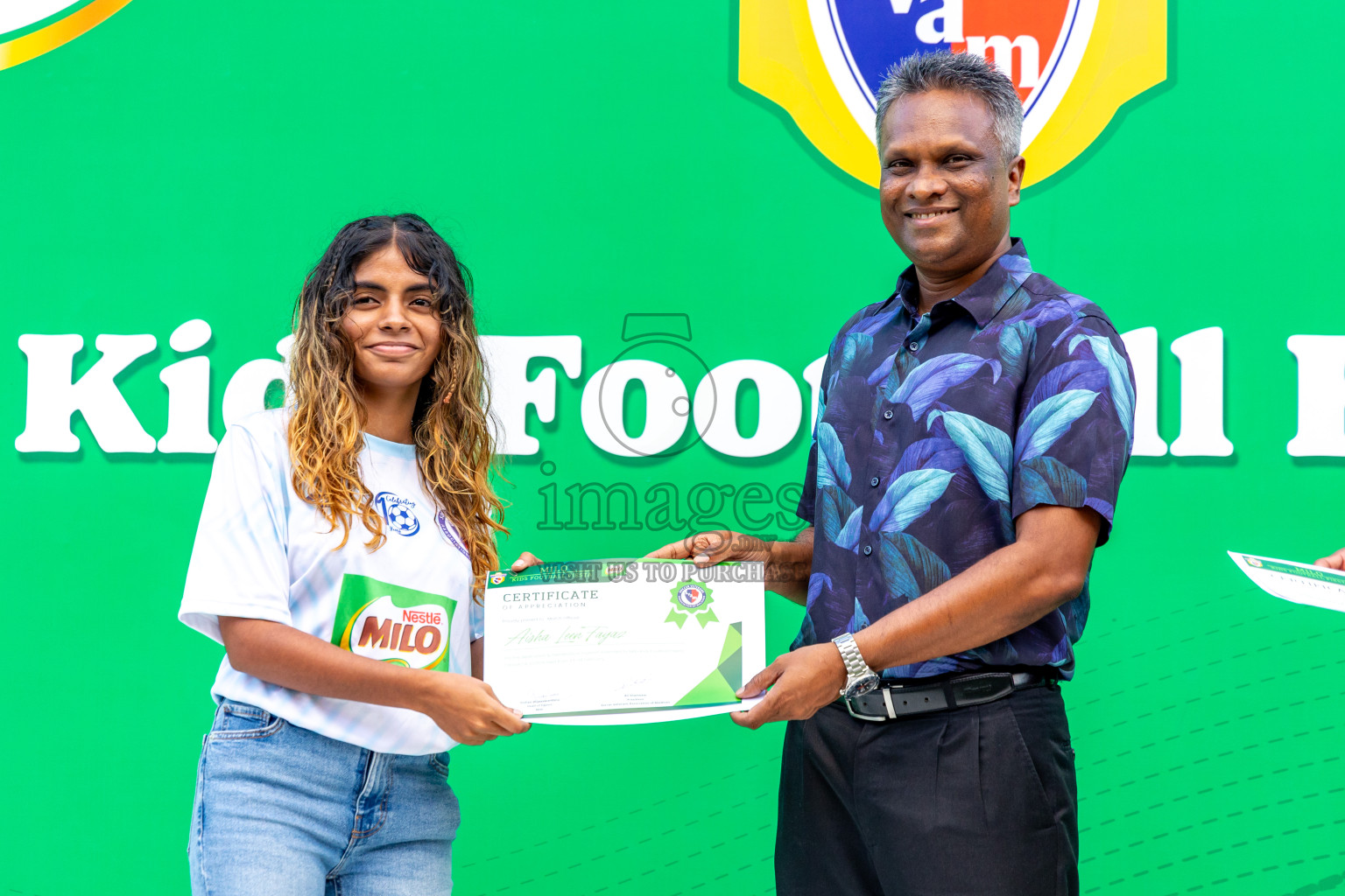 Day 2 of MILO Kids Football Fiesta was held at National Stadium in Male', Maldives on Saturday, 24th February 2024.