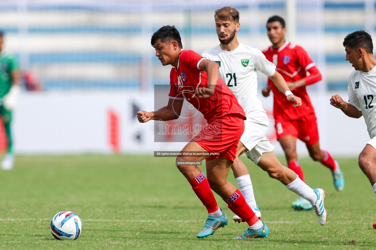 Nepal vs Pakistan in SAFF Championship 2023 held in Sree Kanteerava Stadium, Bengaluru, India, on Tuesday, 27th June 2023. Photos: Nausham Waheed, Hassan Simah / images.mv