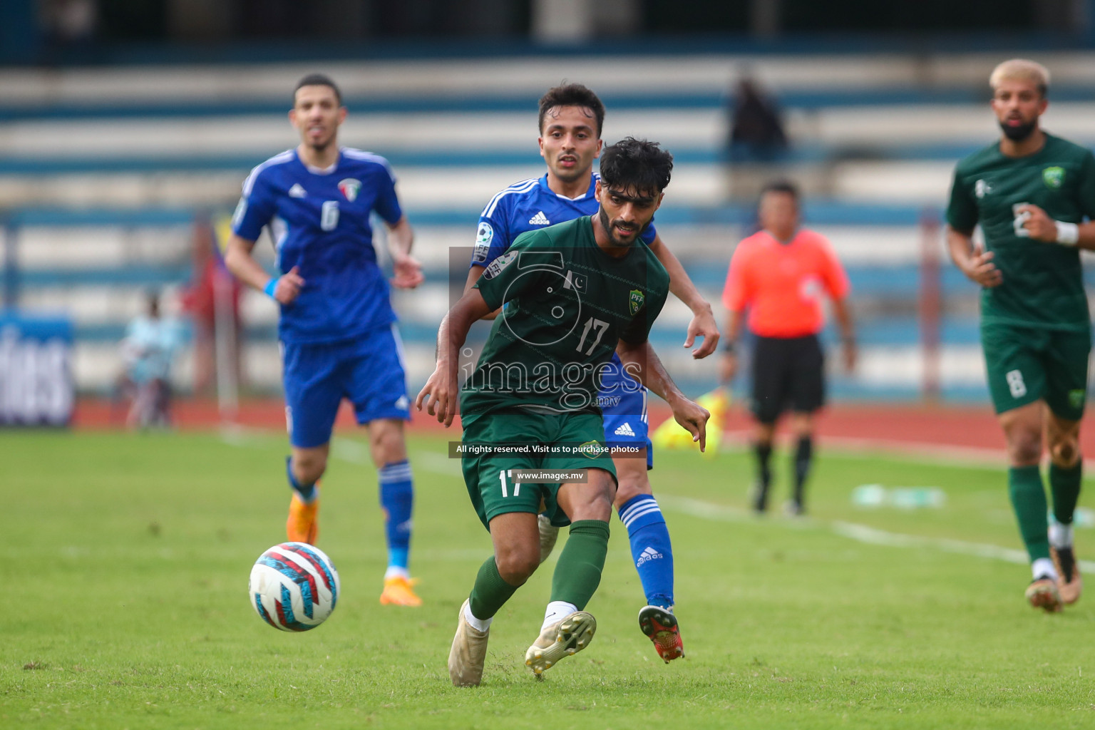 Pakistan vs Kuwait in SAFF Championship 2023 held in Sree Kanteerava Stadium, Bengaluru, India, on Saturday, 24th June 2023. Photos: Nausham Waheed, Hassan Simah / images.mv