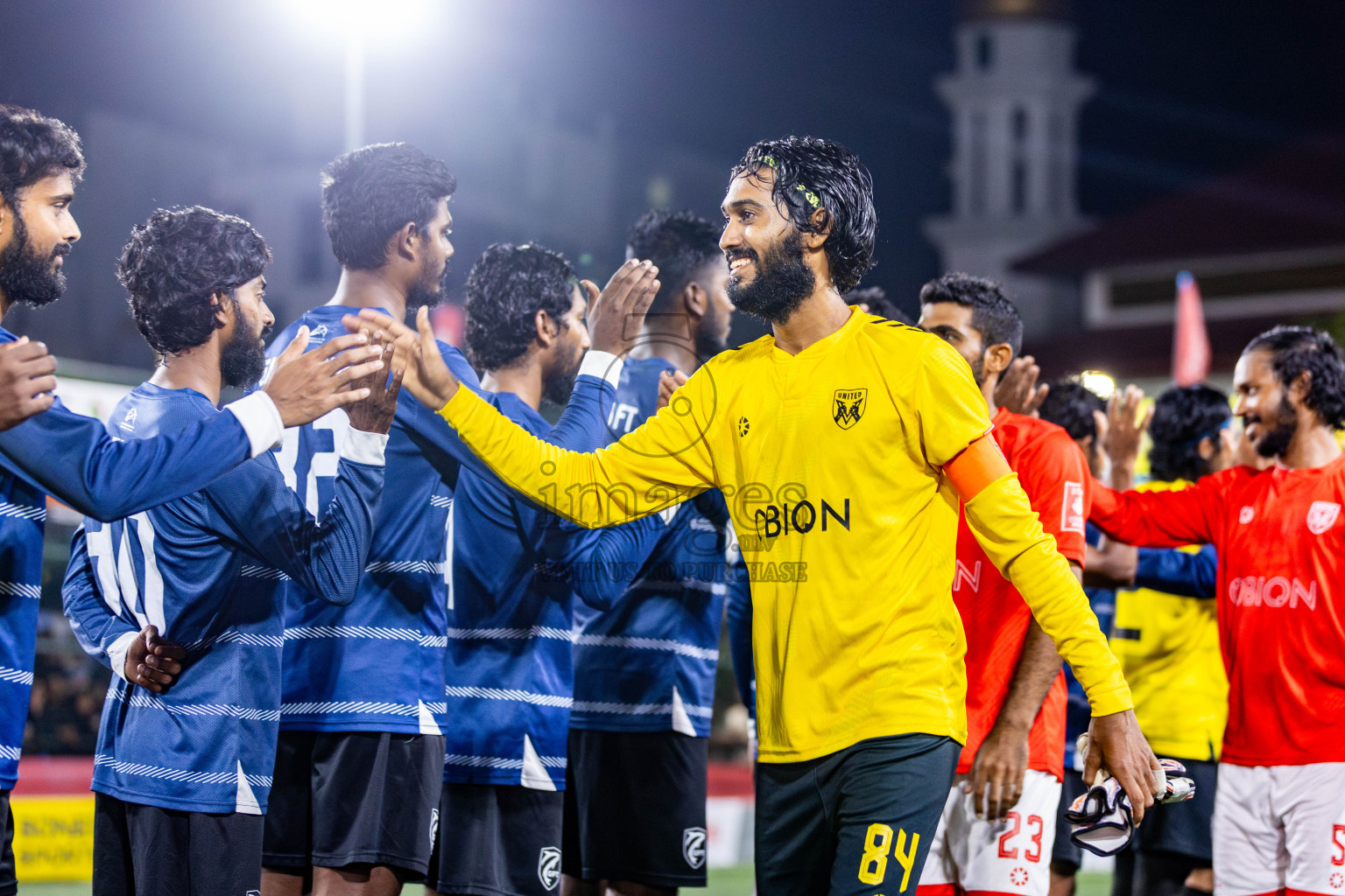 K Gaafaru vs B Eydhafushi in Semi Finals of Golden Futsal Challenge 2024 which was held on Monday, 4th March 2024, in Hulhumale', Maldives. Photos: Nausham Waheed / images.mv