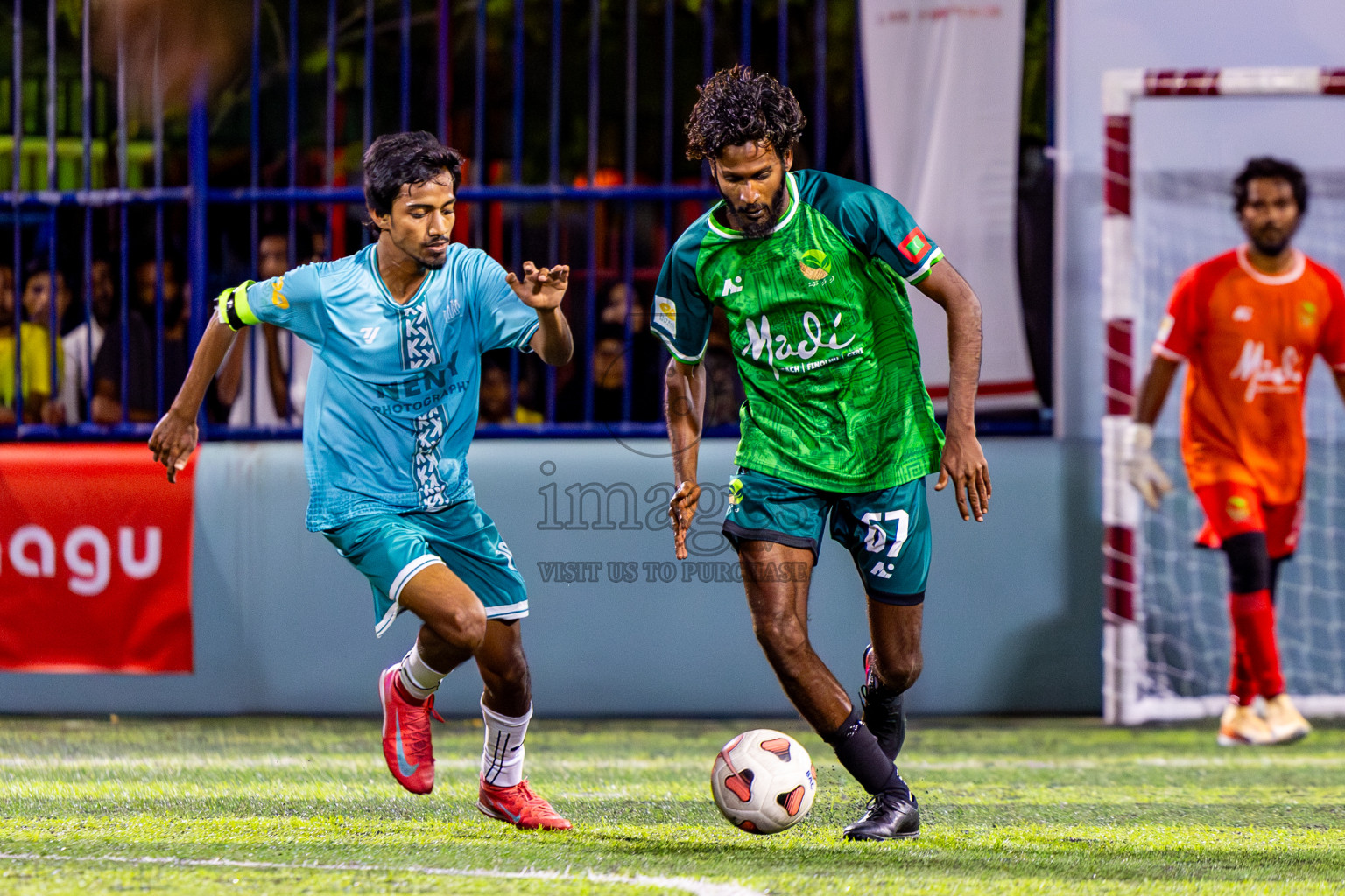 Maalhos vs Kamadhoo in Day 2 of Better in Baa Futsal Fiesta 2025 Men's division held in B. Eydhafushi, Maldives on Thursday, 6th November 2025. Photos: Nausham Waheed / images.mv