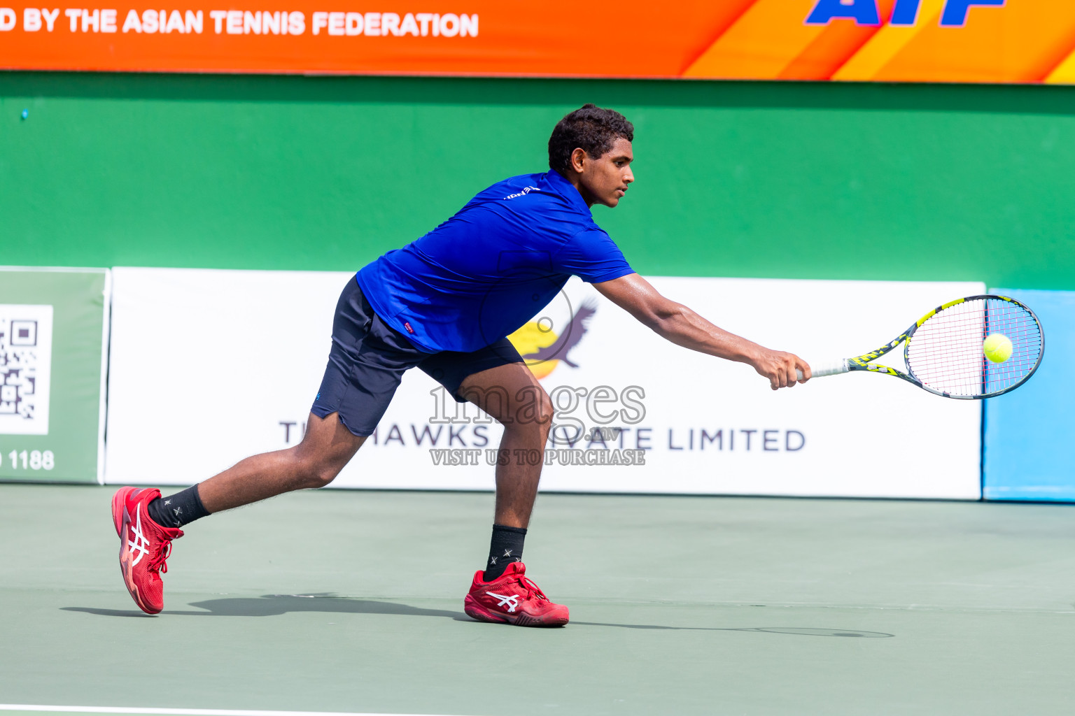 Day 9 of ATF Maldives Junior Open Tennis was held in Male' Tennis Court, Male', Maldives on Friday, 20th December 2024. Photos: Nausham Waheed/ images.mv