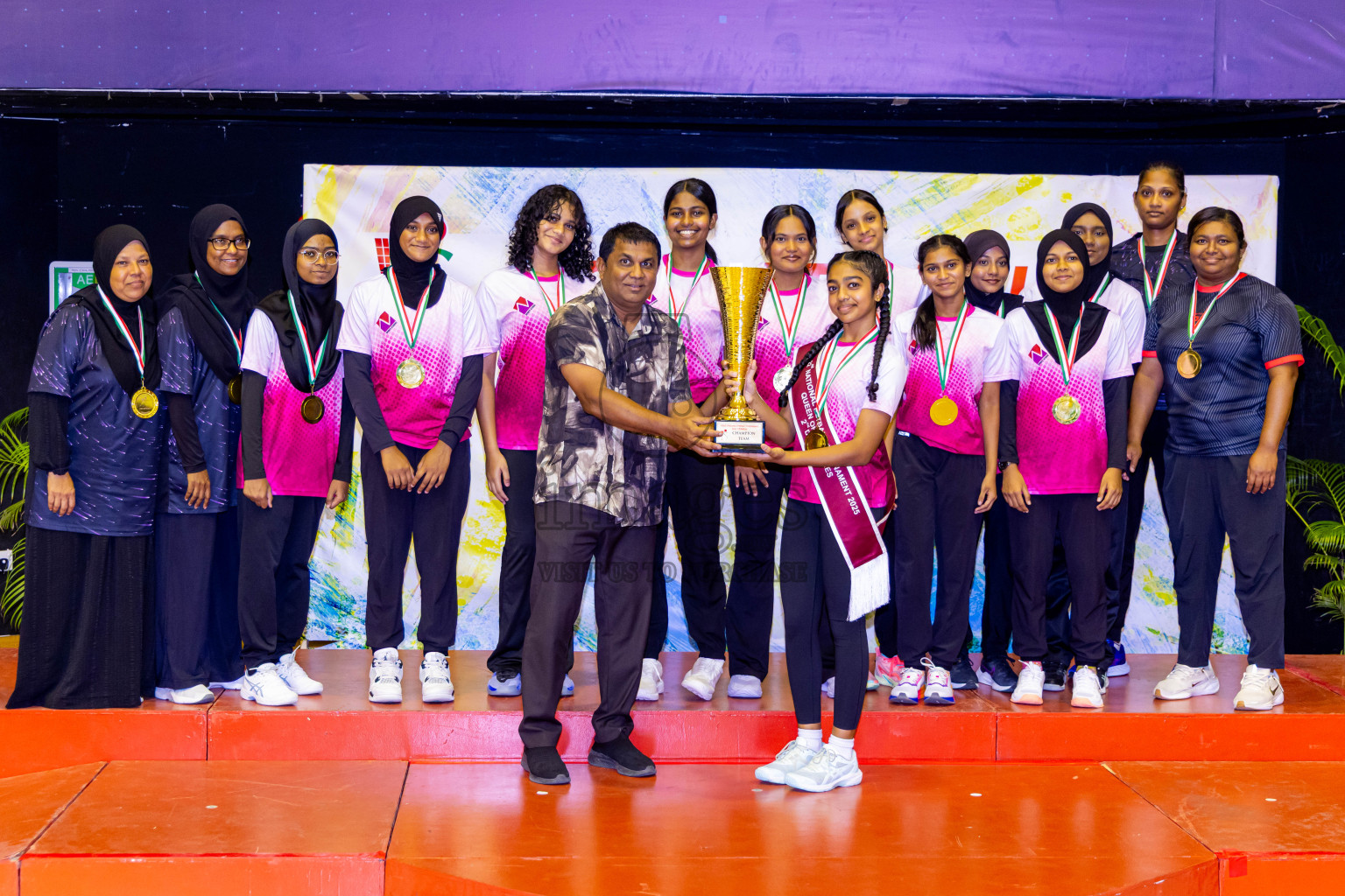 Closing ceremony of National Netball Tournament 2025 held in Social Center at Male', Maldives on Thursday, 29th May 2025. Photos: Nausham Waheed / images.mv