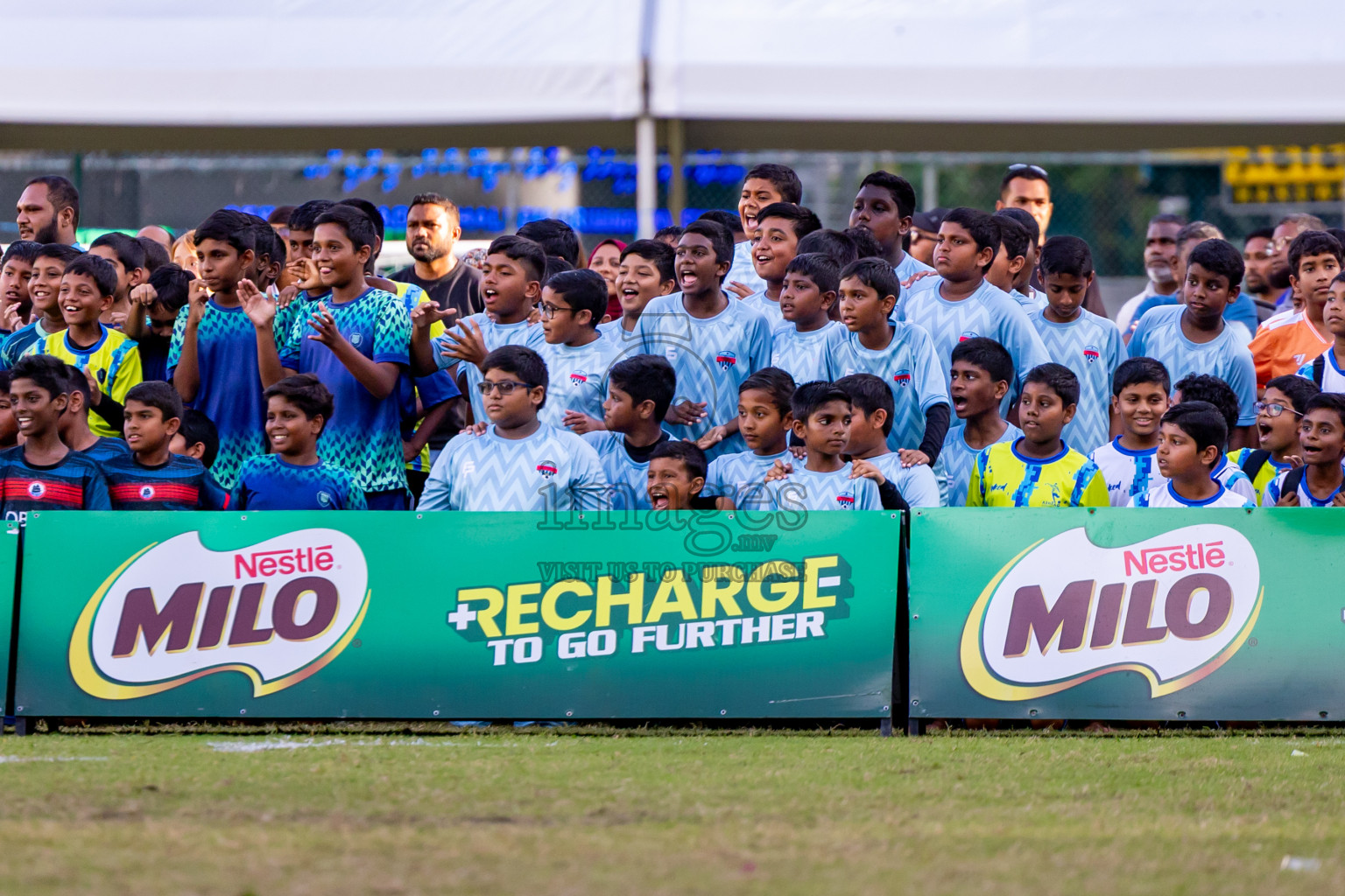 Day 3 of MILO Academy Championship 2025 (U-12) was held at Henveiru Stadium in Male', Maldives on Saturday, 3rd May 2025. Photos: Nausham Waheed / images.mv