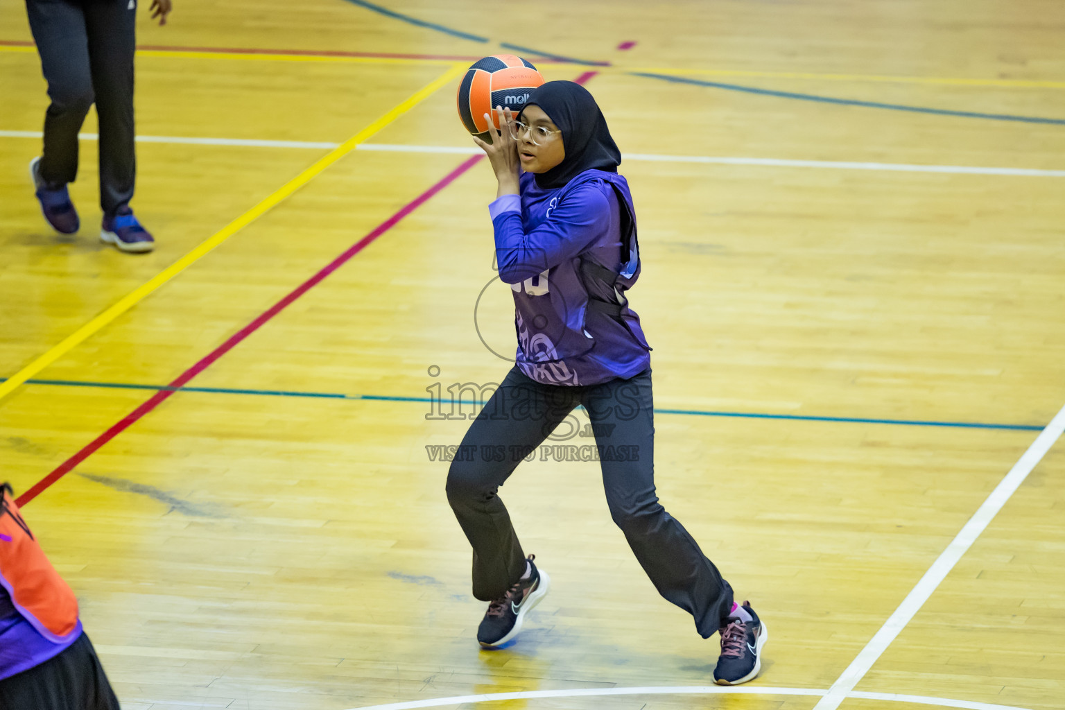 Day 12 of 25th Inter-School Netball Tournament was held in Social Center at Male', Maldives on Thursday, 22nd August 2024.