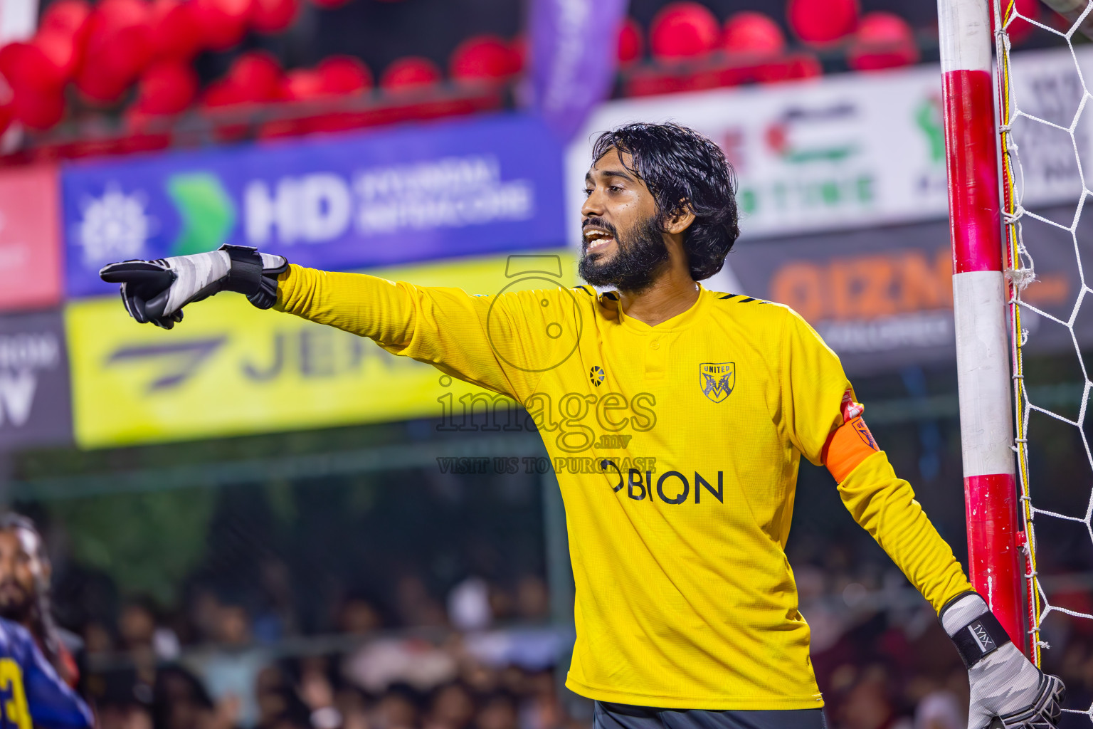 B Eydhafushi vs L Gan in the Final of Golden Futsal Challenge 2024 was held on Thursday, 7th March 2024, in Hulhumale', Maldives 
Photos: Ismail Thoriq / images.mv