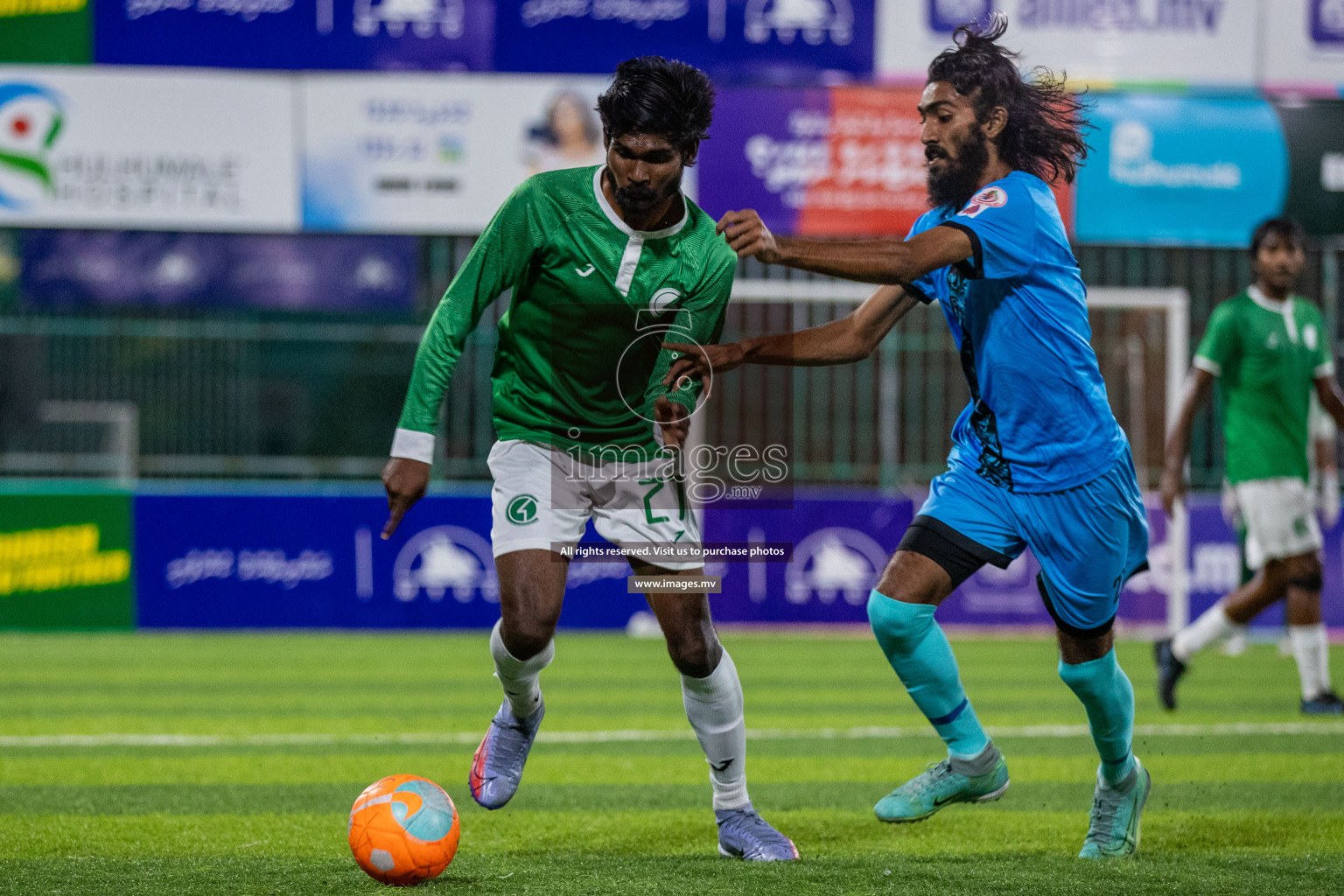 Team FSM vs Club HDC in the Quarter Finals of Club Maldives 2021 held at Hulhumale;, on 12th December 2021 Photos: Ismail Thoriq / images.mv