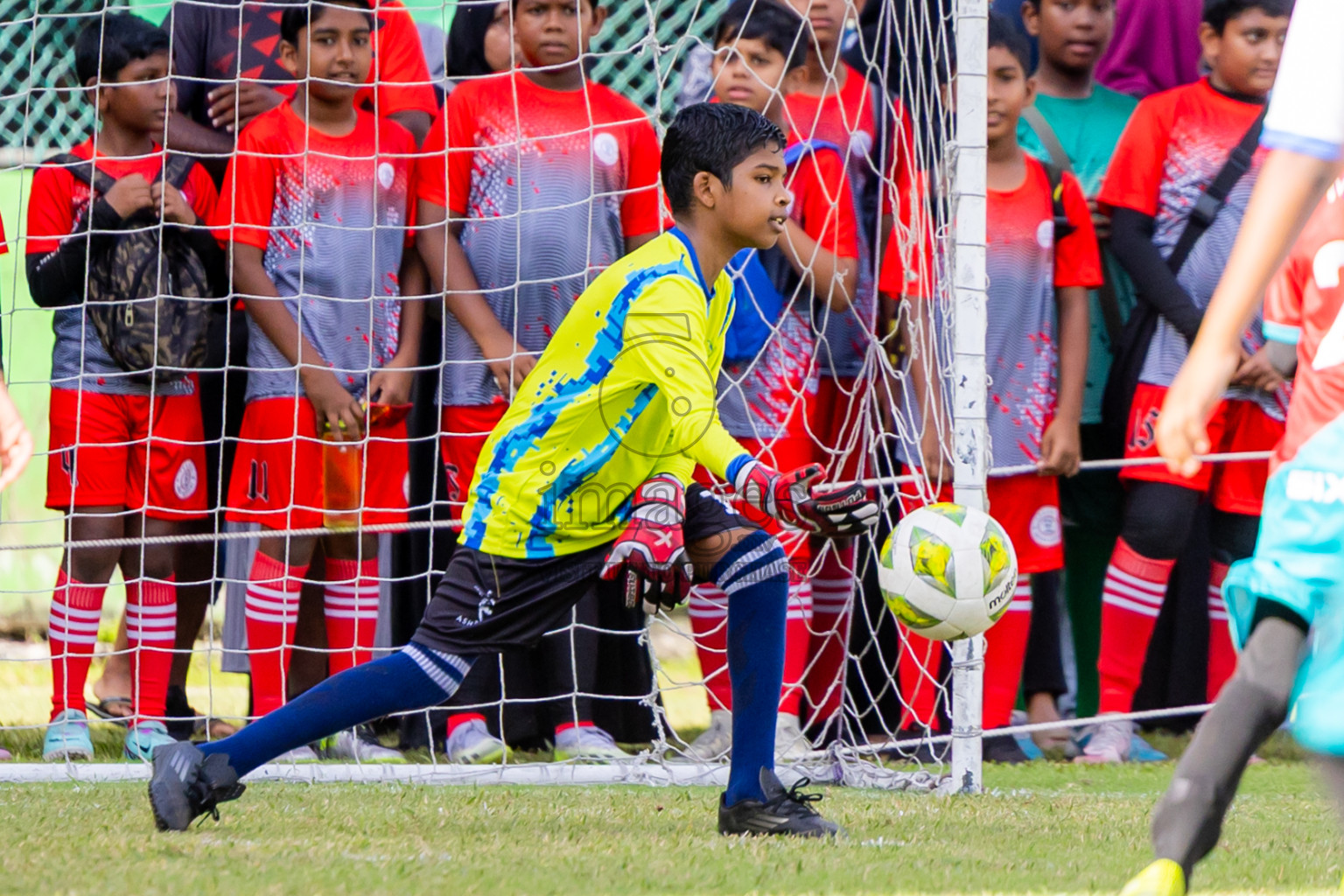 Day 1 of MILO Academy Championship 2025 (U-12) was held at Henveiru Stadium in Male', Maldives on Thursday, 1st May 2025. Photos: Nausham Waheed / images.mv