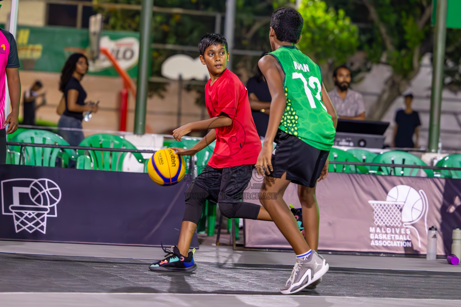 Day 3 of MILO Ramadan 3x3 Challenge 2024 was held in Ekuveni Outdoor Basketball Court at Male', Maldives on Thursday, 14th March 2024.
Photos: Ismail Thoriq / images.mv